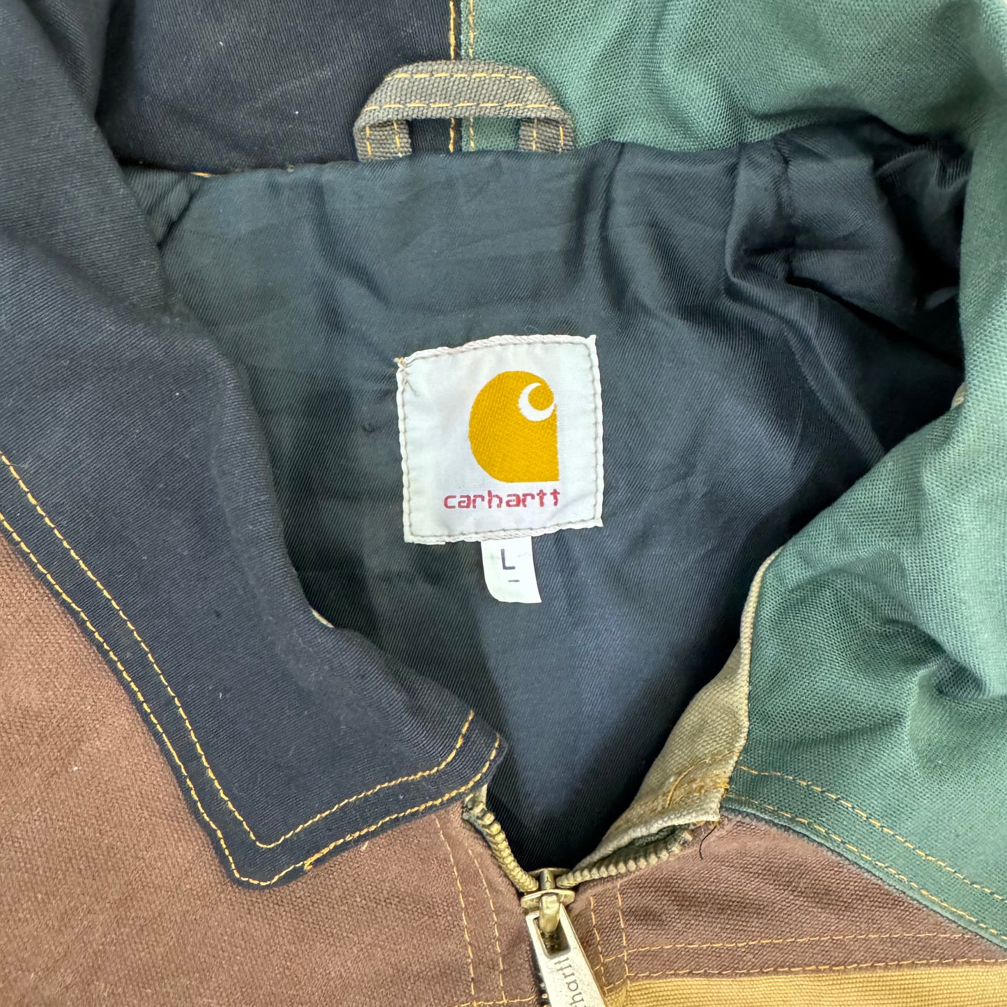 Carhartt Reworked Zip-Up Work Jacket