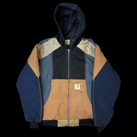 Carhartt Reworked Zip-Up Hooded Work Jacket