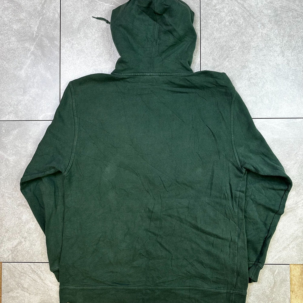 Reebok Heisman Collection Green Hoodie Featuring Donald Duck Graphic & Kangaroo Pocket M