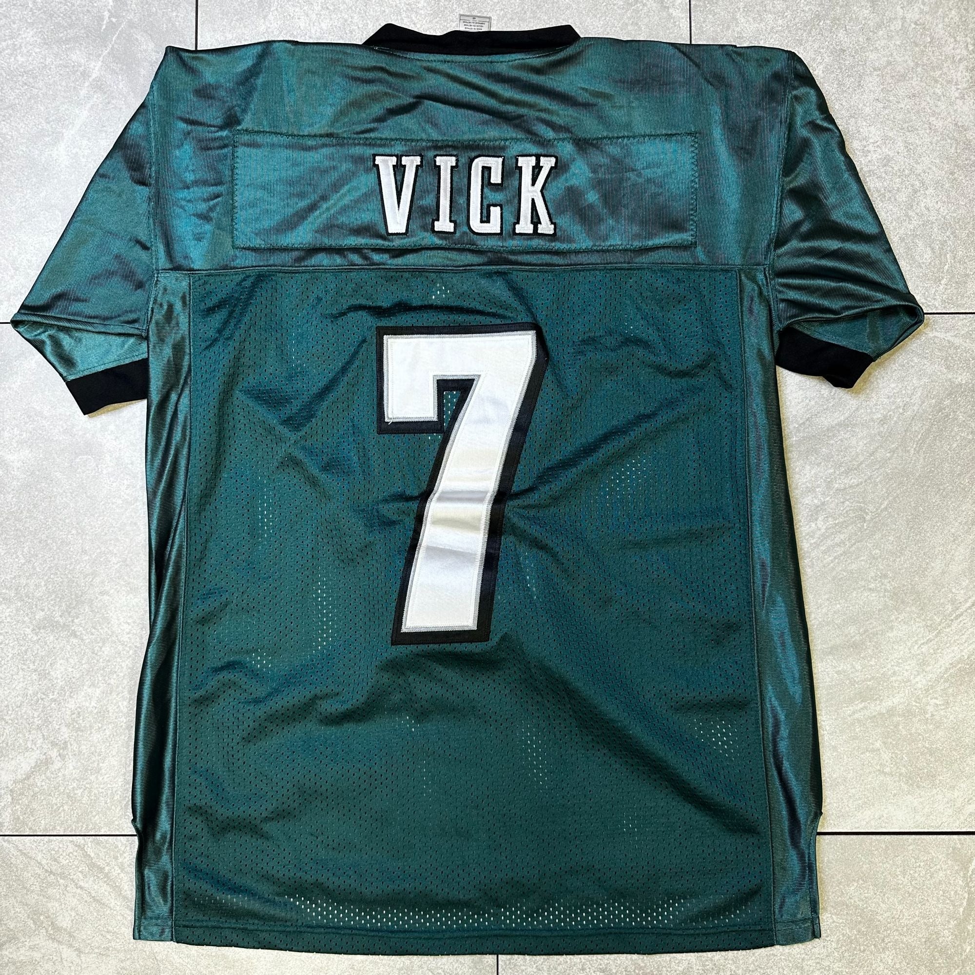 Reebok NFL Onfield Philadelphia Eagles Michael Vick Jersey Green #7 Mens Size 48 Polyester