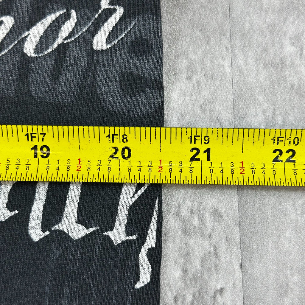 Anchor Blue Allover Print Black Graphic T-Shirt Size XL