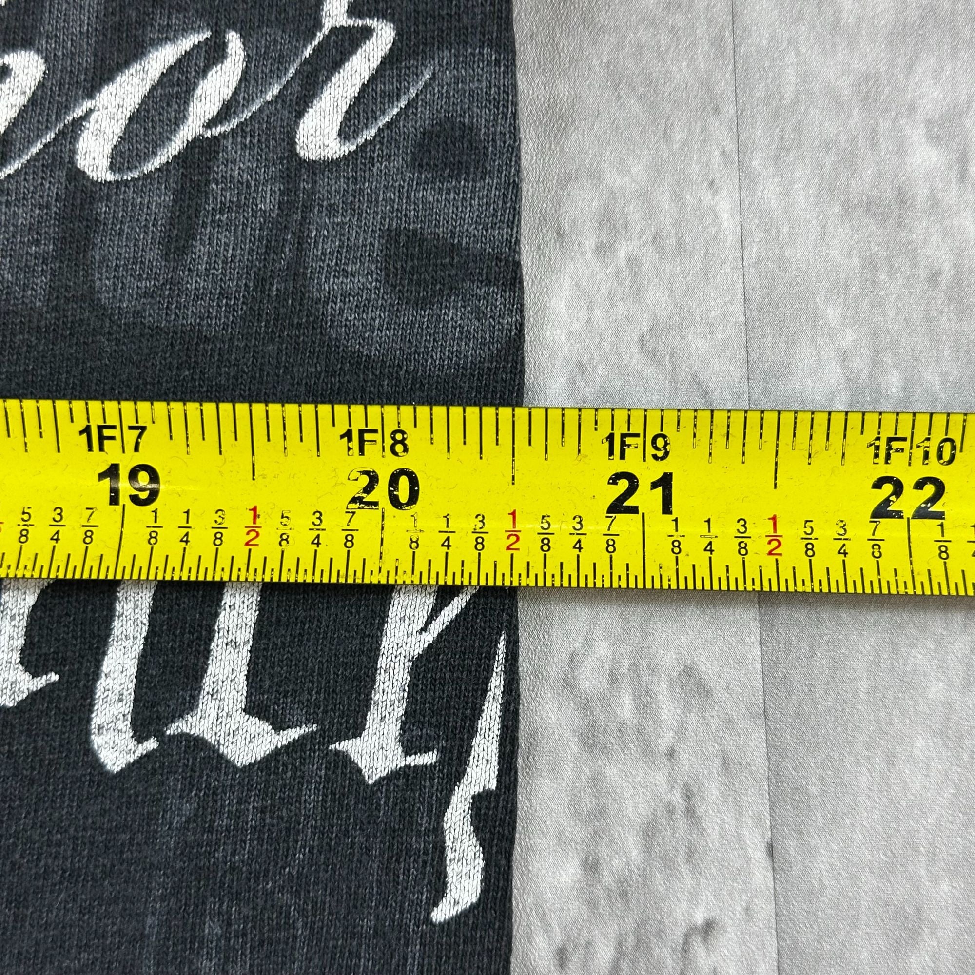 Anchor Blue Allover Print Black Graphic T-Shirt Size XL