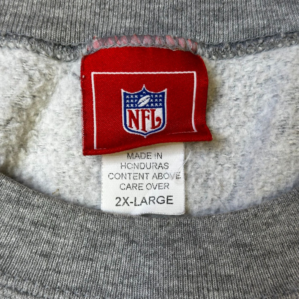 NFL Pittsburgh Steelers Defense Gray Crewneck Sweatshirt 2X-Large Fleece Made In Honduras