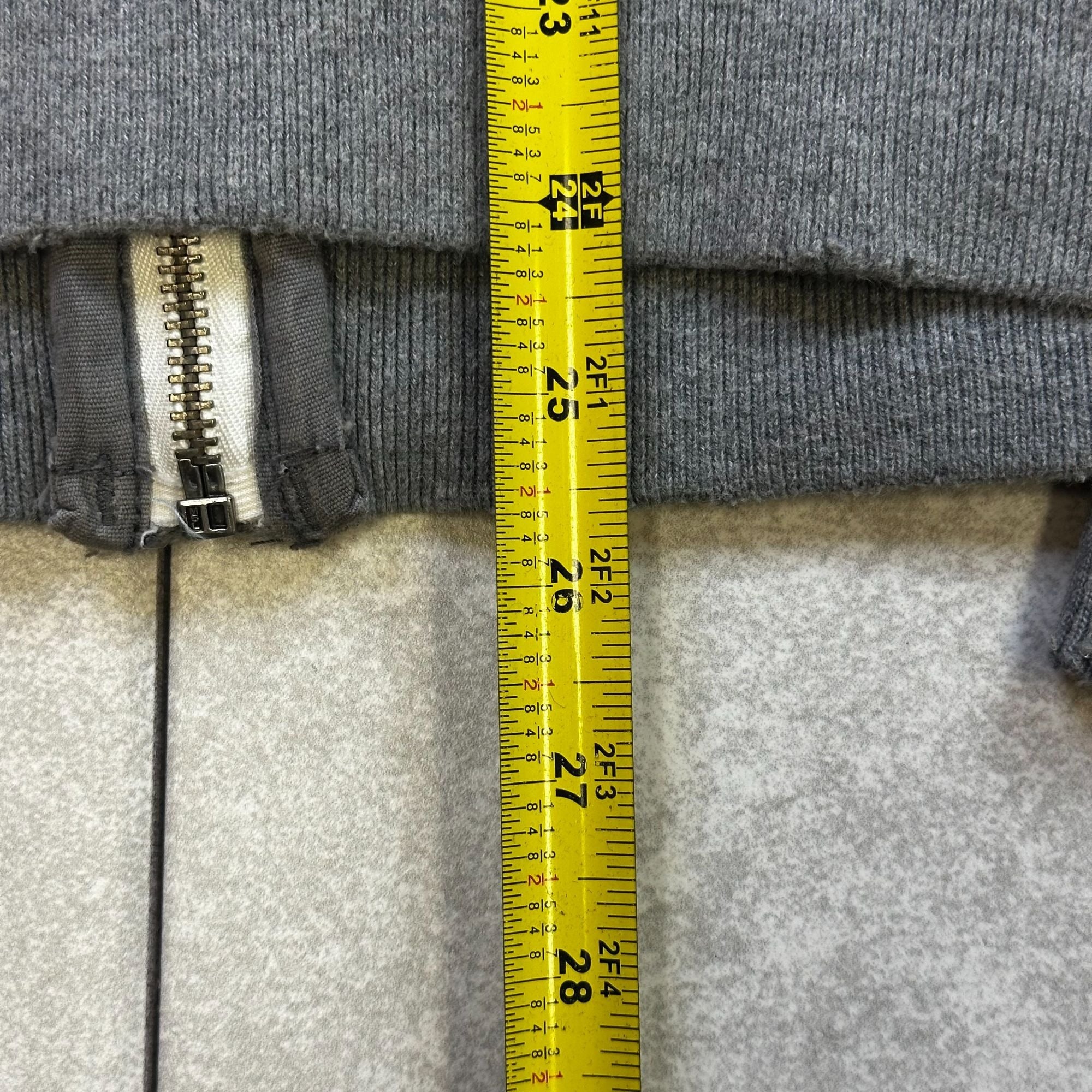 Hollister Gray Zip-Up Hoodie With Embroidered Logo Hood & Pockets Size M Cotton Blend Casual Style