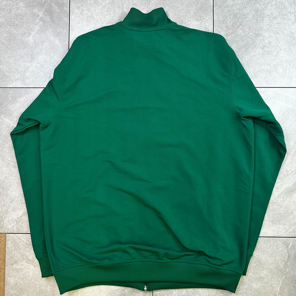 Sean John Green Full-Zip Track Jacket L 100% Polyester Casual Athletic Wear