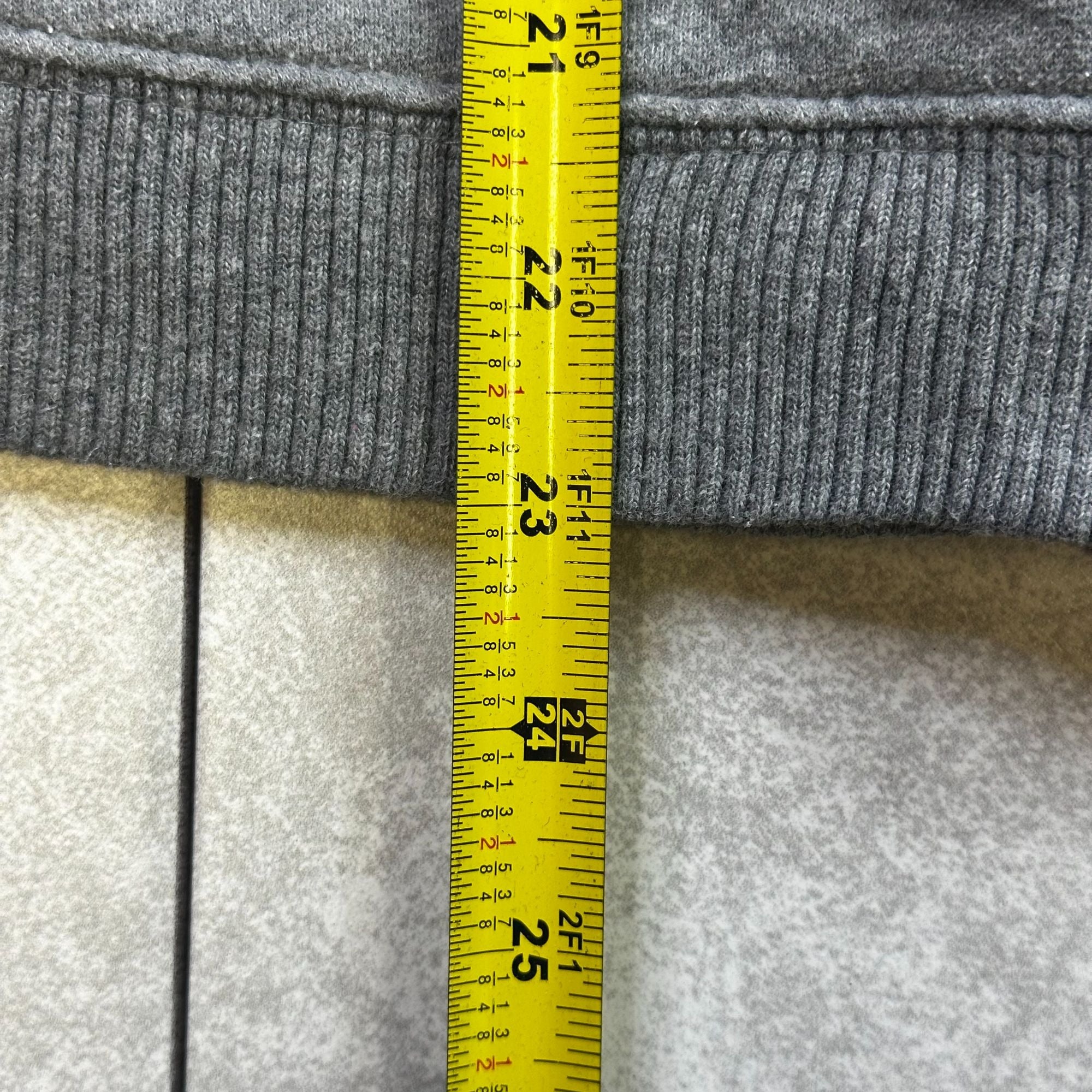 Aeropostale Gray Full-Zip Hoodie With Polka Dot Lined Hood XL Cotton/Polyester Blend