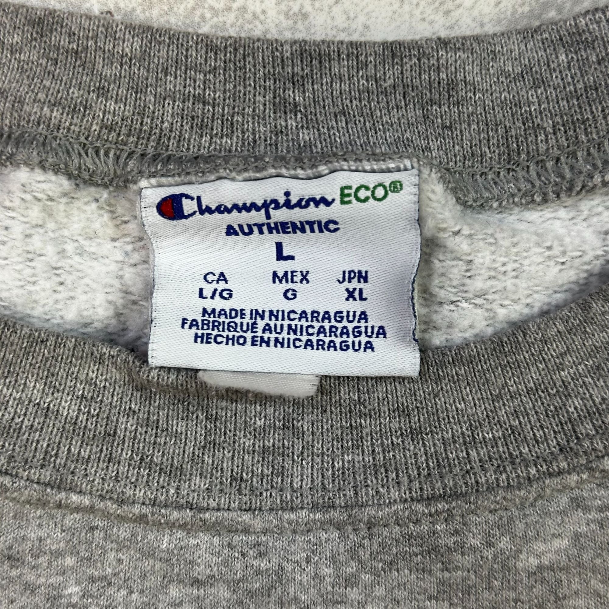 Champion Florida Gators Gray Sweatshirt L Authentic Eco Made In Nicaragua