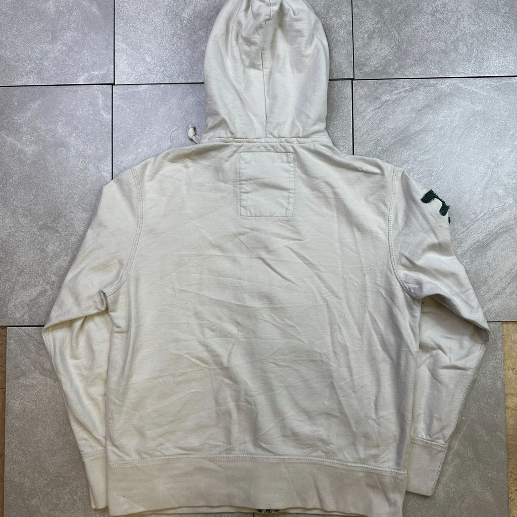 American Eagle Outfitters L/G Eagle Fleece Hoodie With Embroidered Design & Zip Front Closure