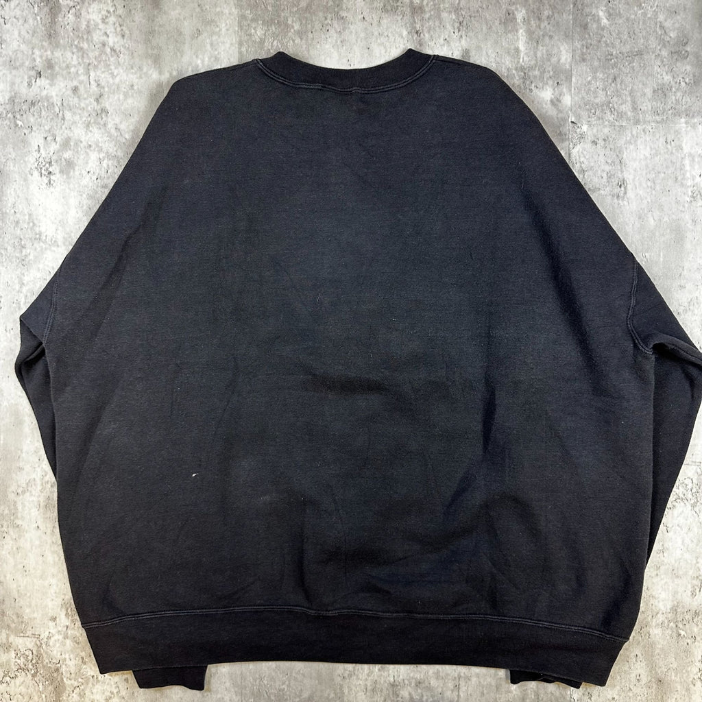 Pittsburgh Steelers NFL Sweatshirt Crewneck Black 2XL Fleece Pullover Warm Heavyweight Fan Apparel