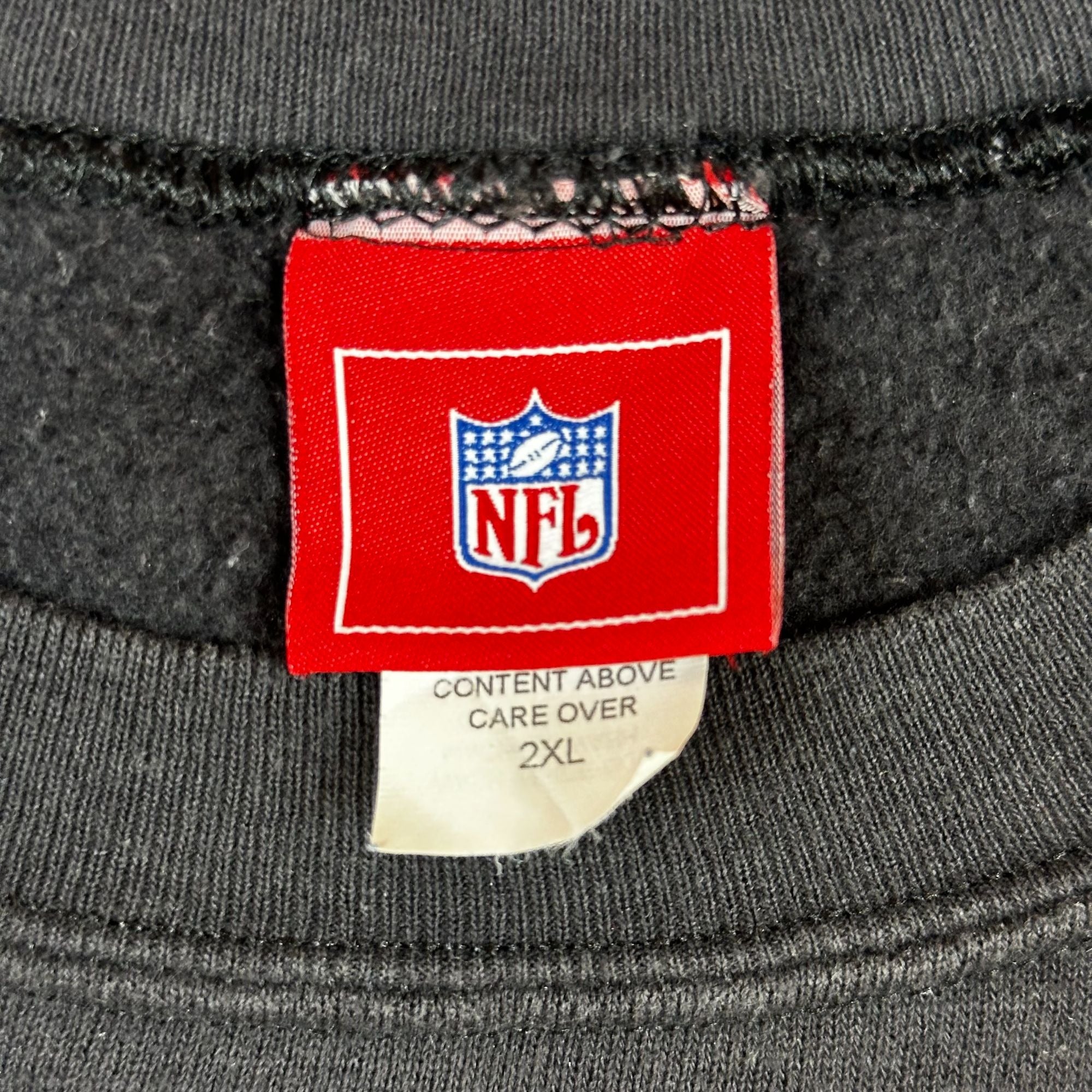 Pittsburgh Steelers NFL Sweatshirt Crewneck Black 2XL Fleece Pullover Warm Heavyweight Fan Apparel