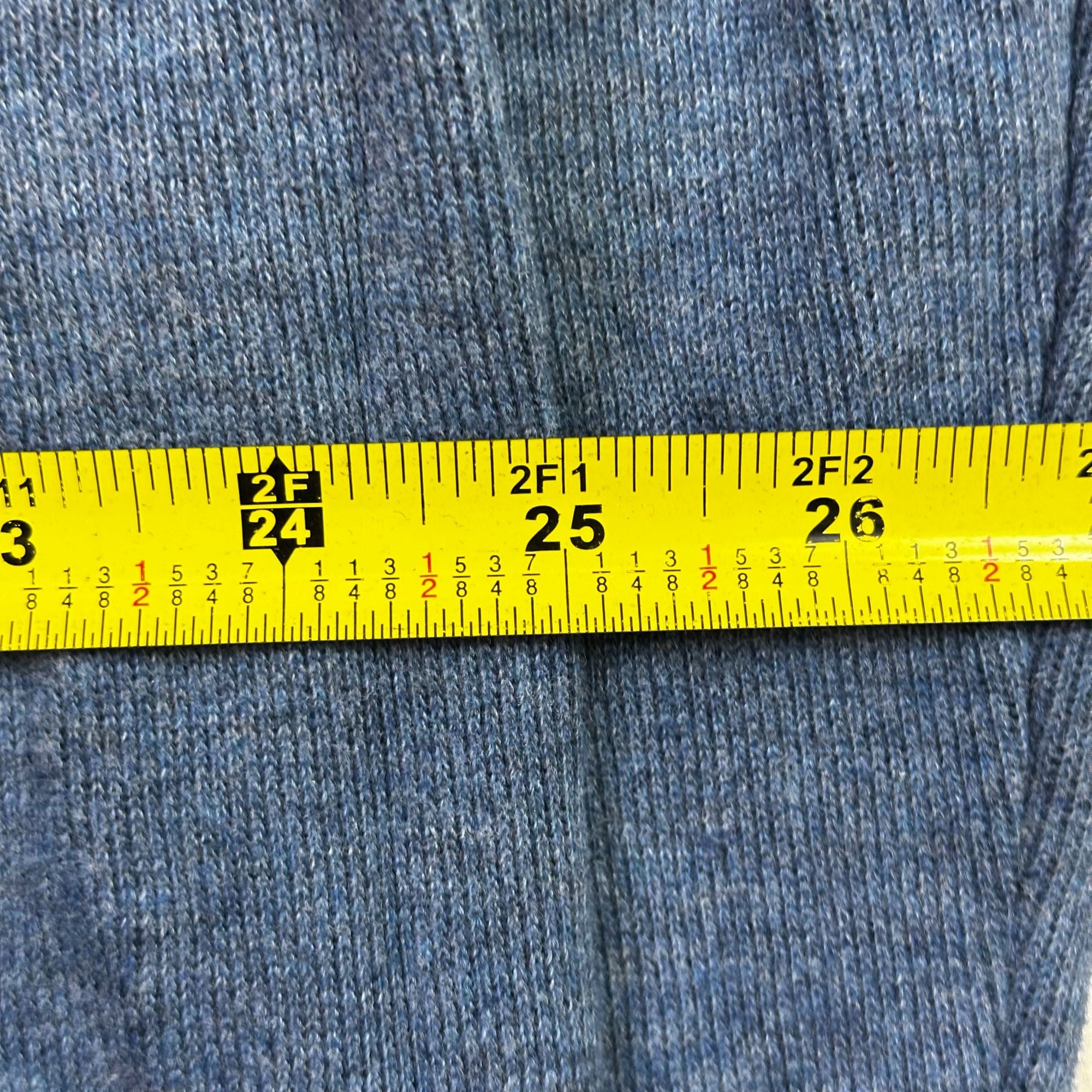 Polo Ralph Lauren XL Blue Quarter-Zip Pullover Sweater Made In Vietnam