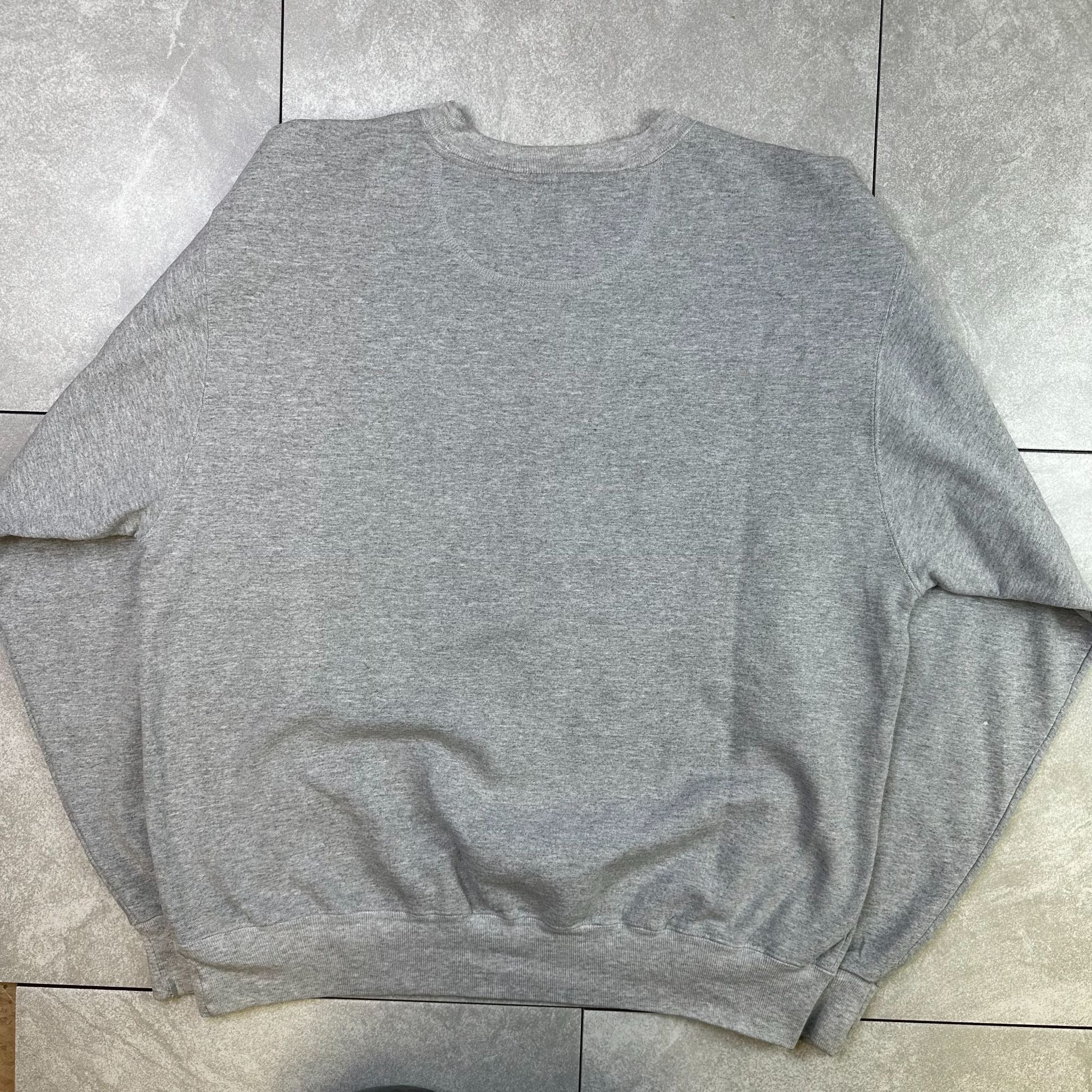 Georgia Bulldogs Gray Crewneck Sweatshirt Russell Athletic Pro Cotton L