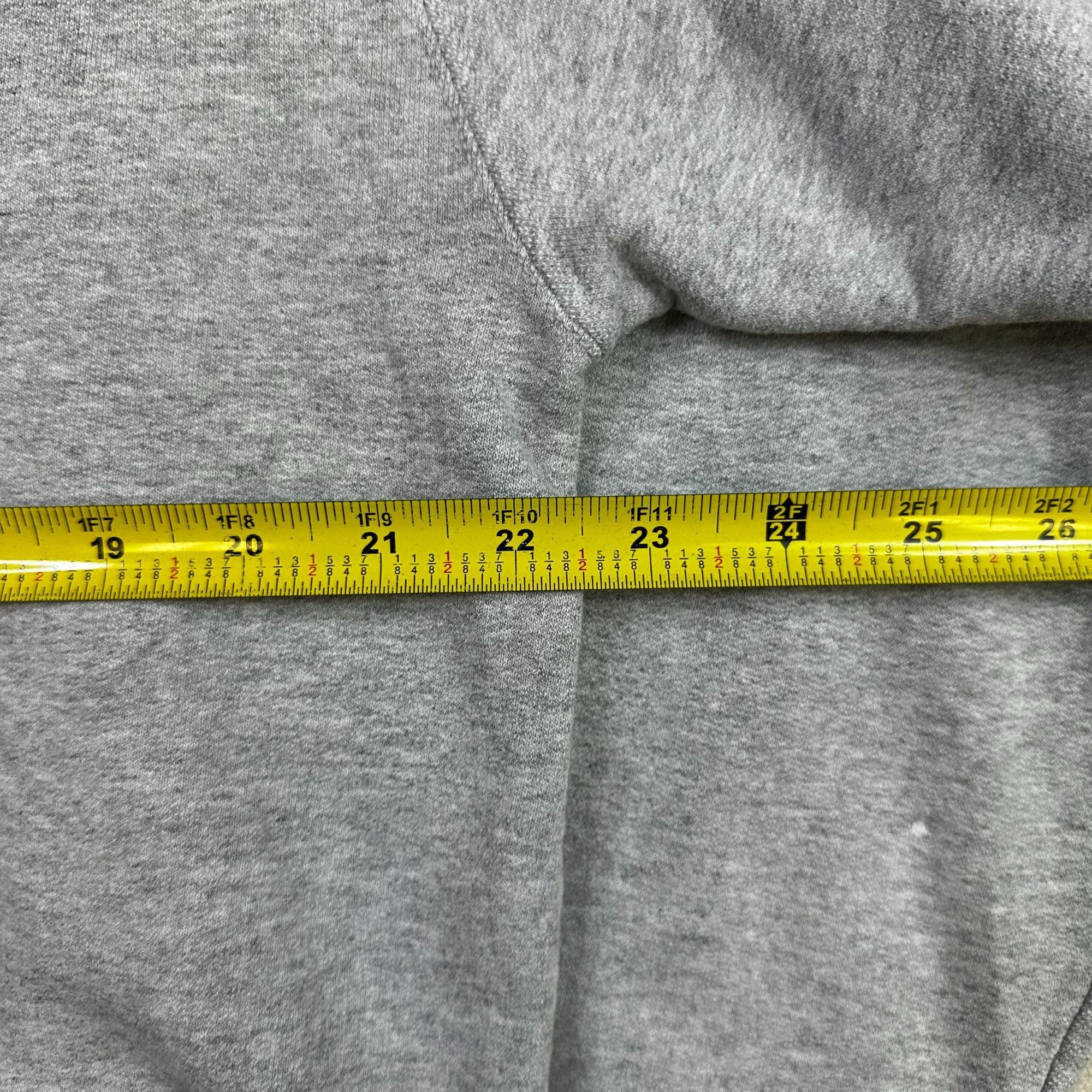 Georgia Bulldogs Gray Crewneck Sweatshirt Russell Athletic Pro Cotton L