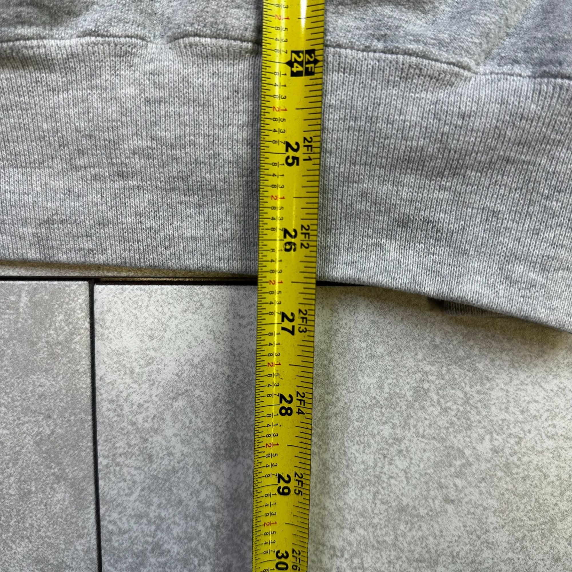 Georgia Bulldogs Gray Crewneck Sweatshirt Russell Athletic Pro Cotton L