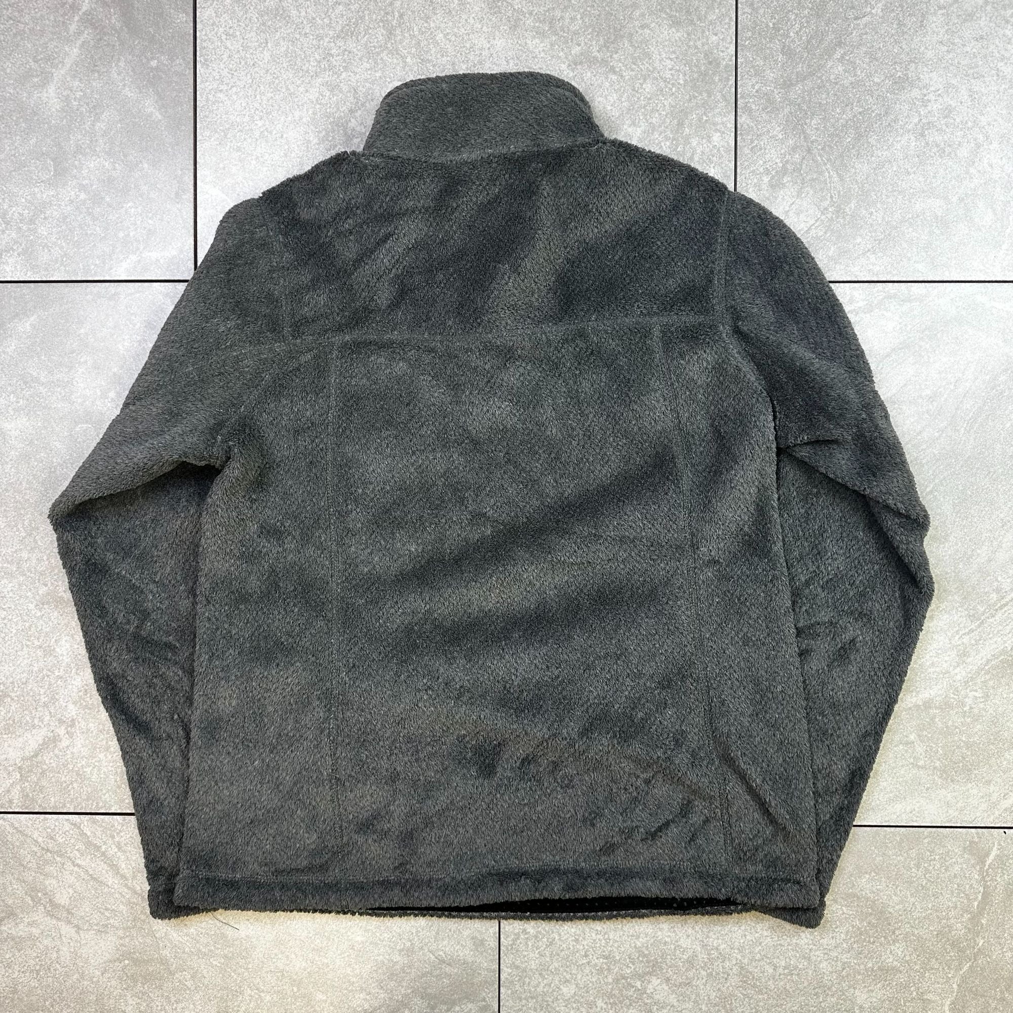 Patagonia Gray 1/4-Zip Fleece Pullover Jacket Medium