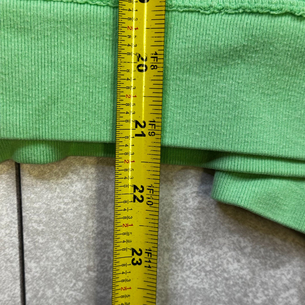 Aeropostale Green Zip-Up Hoodie With New York Graphic Design S/P Cotton/Polyester Blend Casual Wear Hoodie For Women