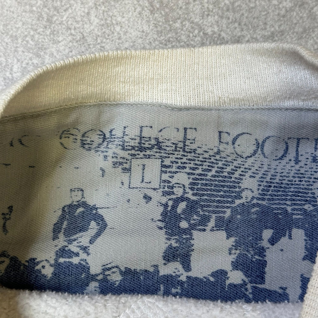 LSU 1990 Chinese Bandits National Champions Sweatshirt L White Crewneck Vintage