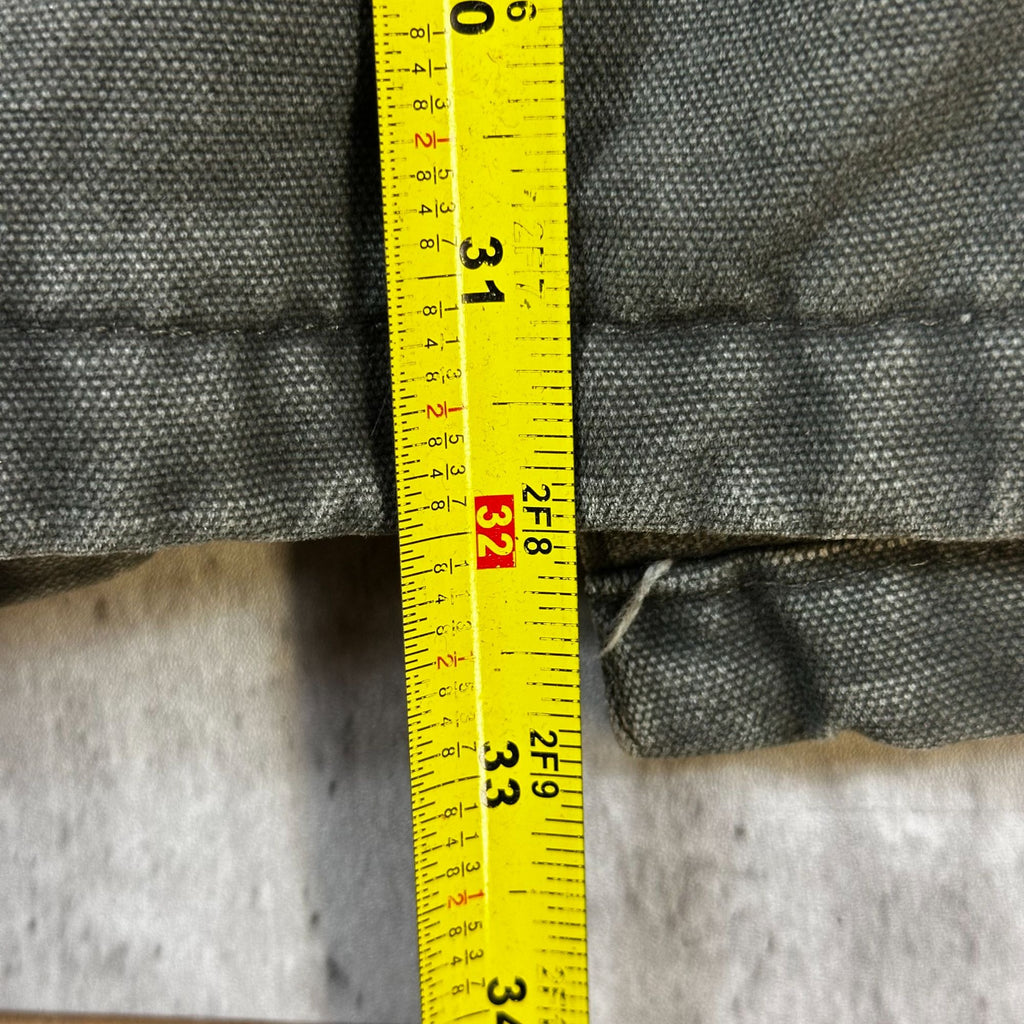 Carhartt Mens Heavyweight Washed Duck Jacket With Corduroy Collar & Paint Marks