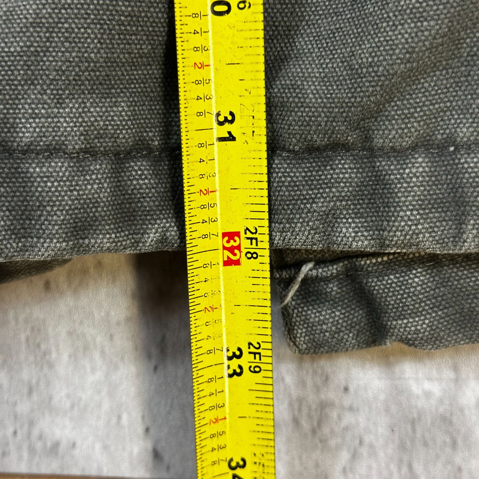 Carhartt Mens Heavyweight Washed Duck Jacket With Corduroy Collar & Paint Marks