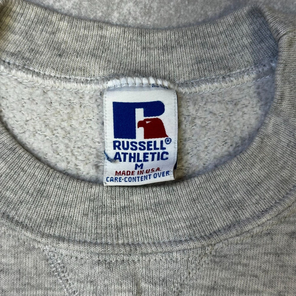 Russell Athletic NMSU Aggies Sweatshirt M Gray Cotton Blend New Mexico State University Crewneck