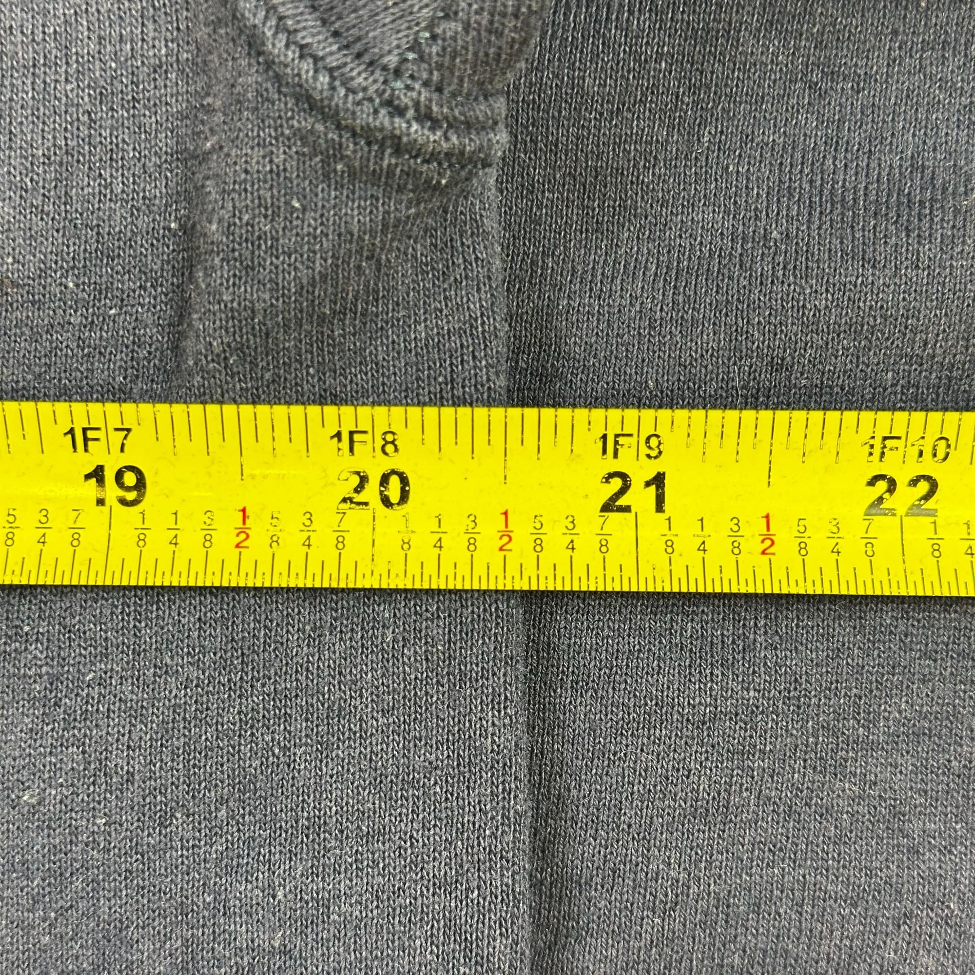 Vintage Cedarville College Soccer Sweatshirt Navy Blue Yellow Graphic Pullover Size L