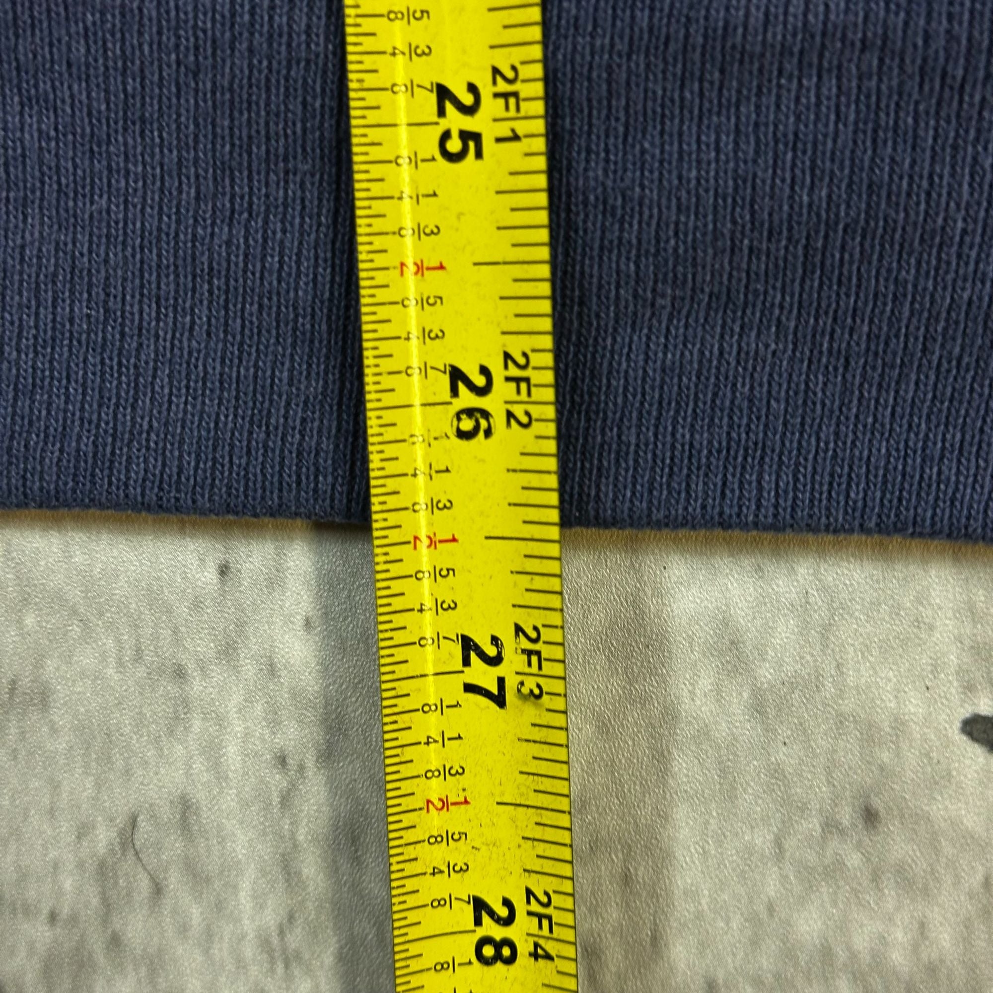 Vintage Cedarville College Soccer Sweatshirt Navy Blue Yellow Graphic Pullover Size L