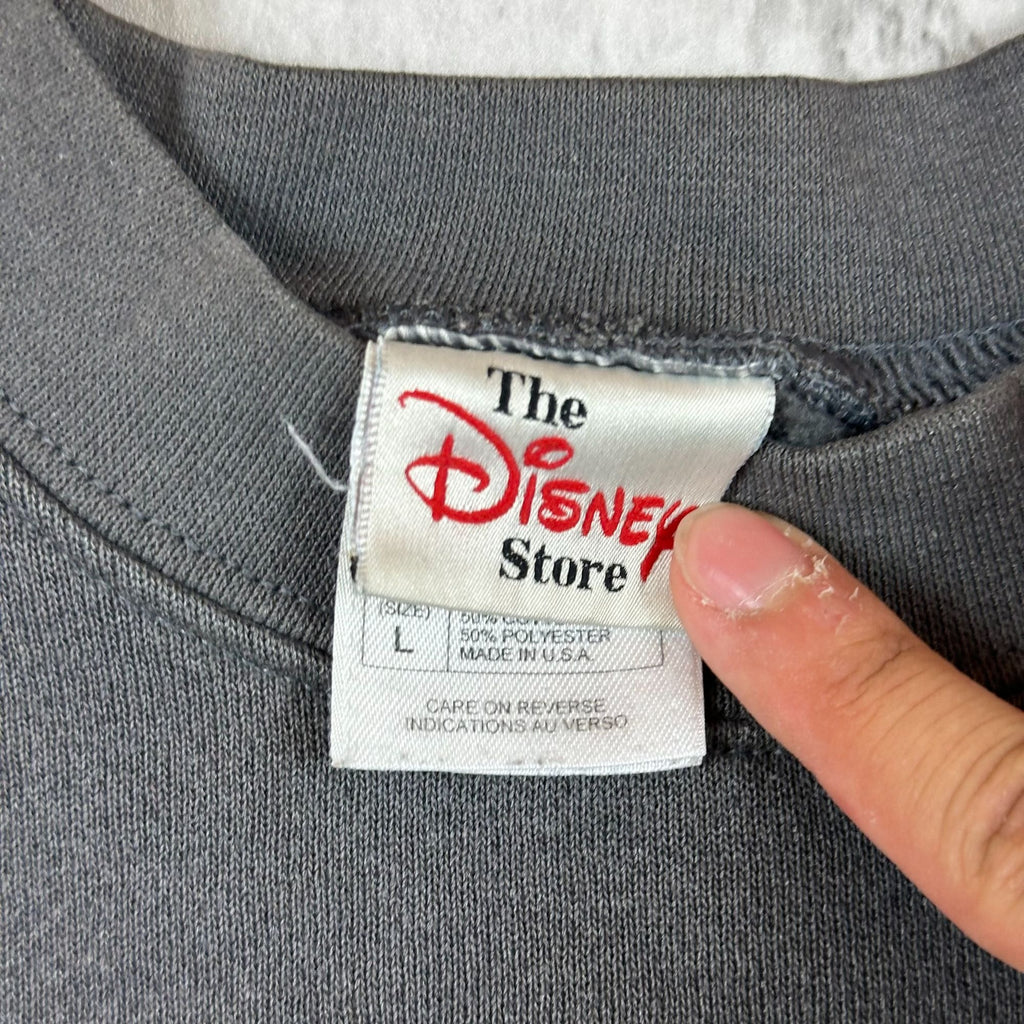 Disney Store Grumpy Sweatshirt "Is That Your Final Answer?" Graphic Design Large