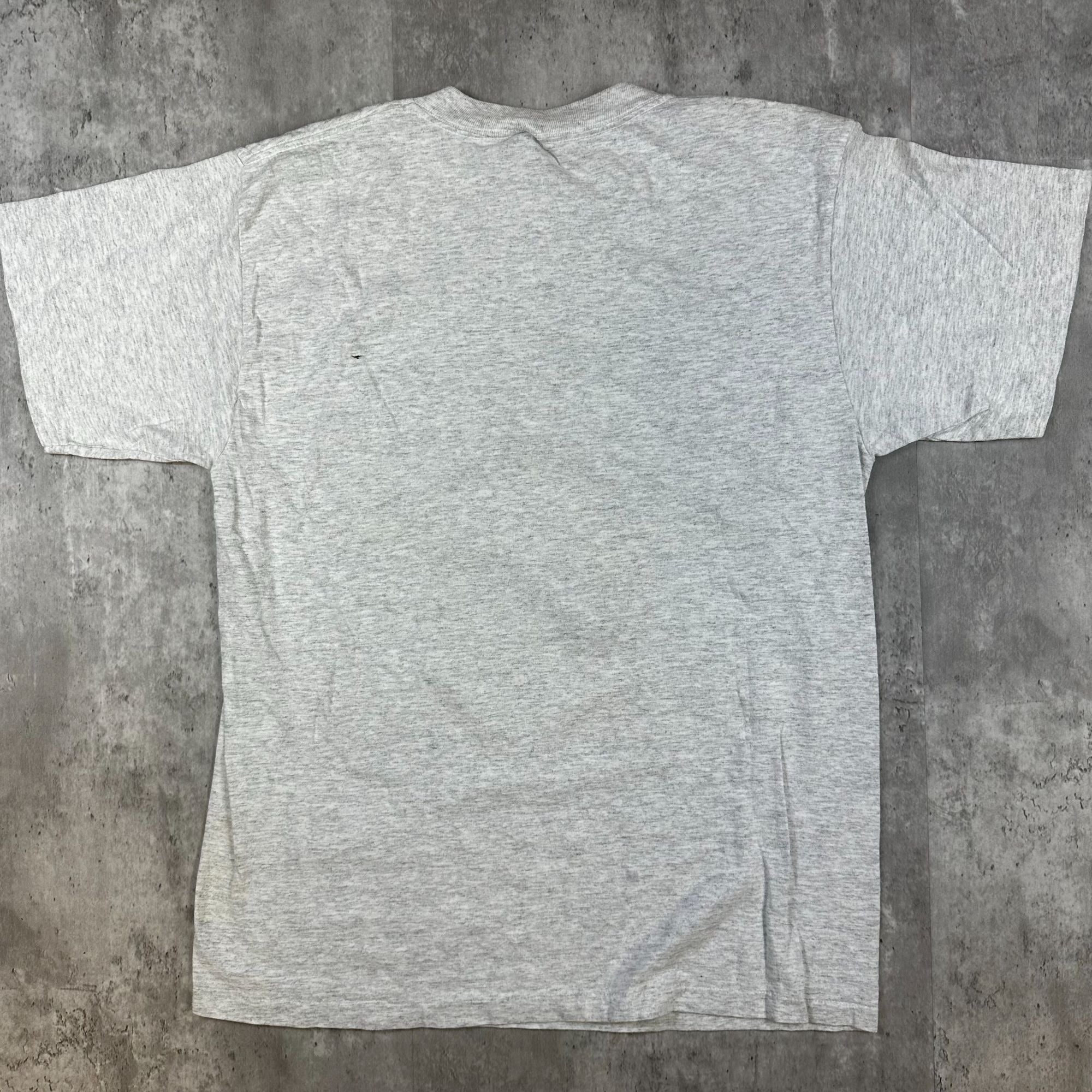 1994 NCAA Final Four Arkansas Razorbacks T-Shirt Gray Competitor Large Cotton USA-Made Vintage