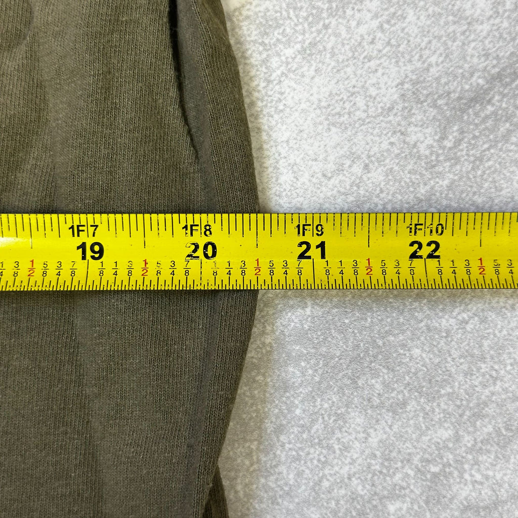 Harley-Davidson Olive Green Graphic T-Shirt Short Sleeve Crew Neck Motorcycle Design Mens L