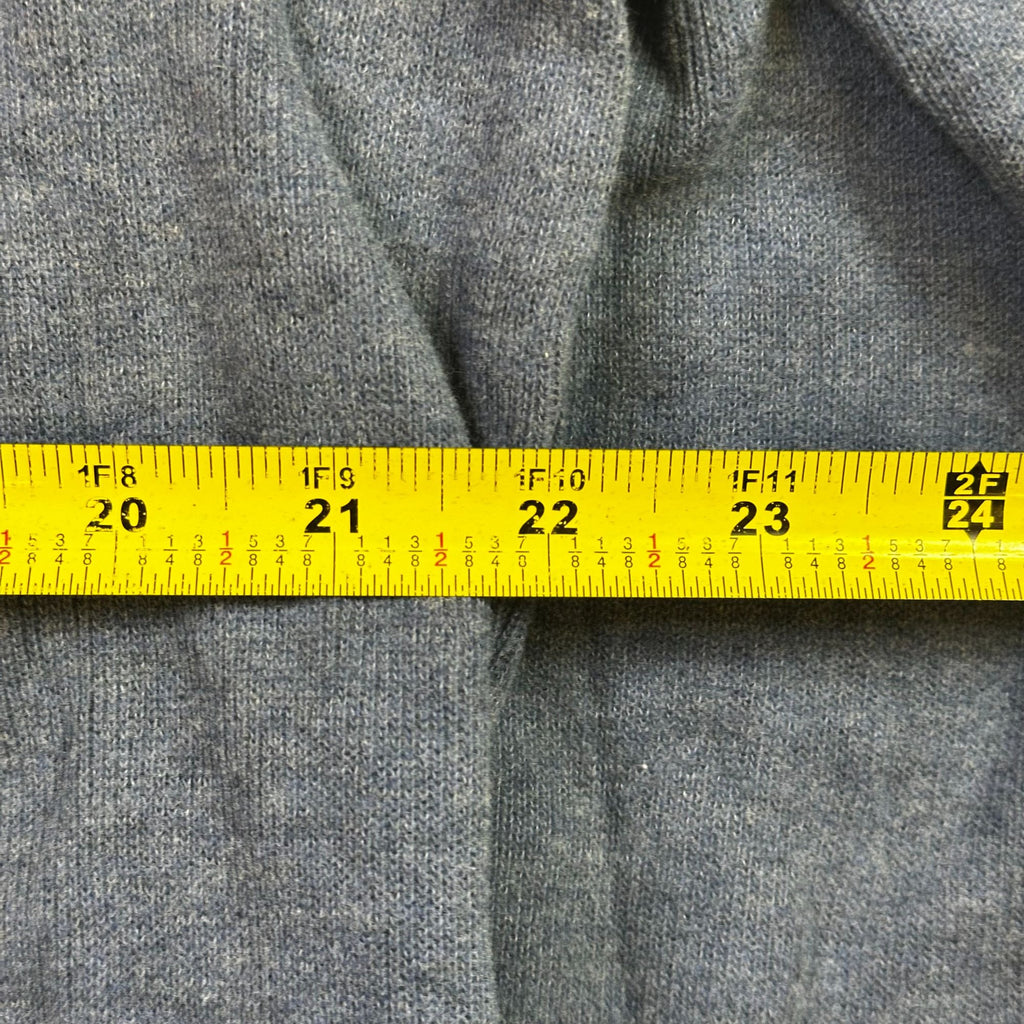 Polo Ralph Lauren Navy Blue Cotton 1/4 Zip Pullover Sweater Mens M