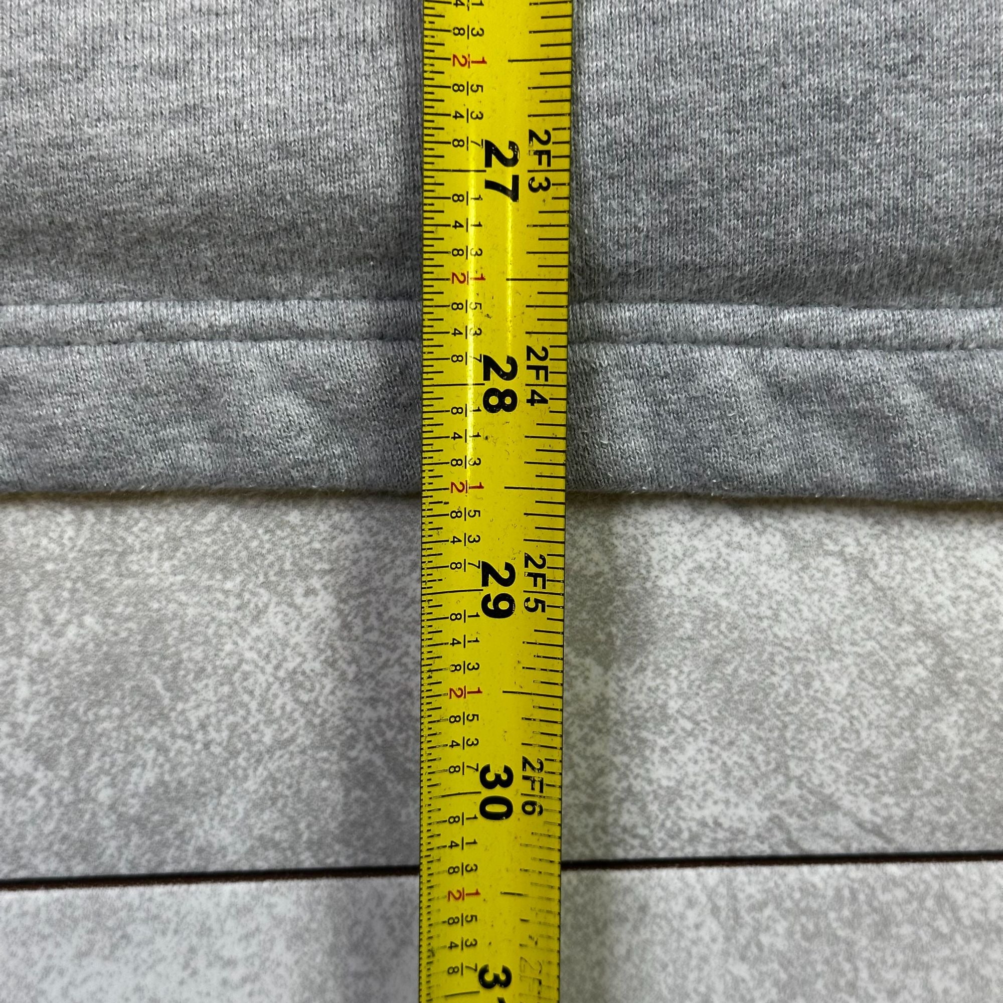 Tommy Jeans Gray Crewneck Sweatshirt L Logo Cotton Blend