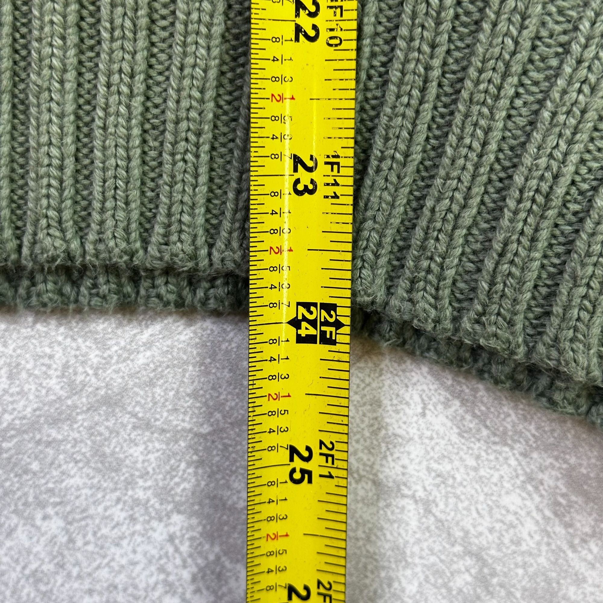 Polo By Ralph Lauren Green Knit Cotton Sweater With Embroidered Logo - Size M