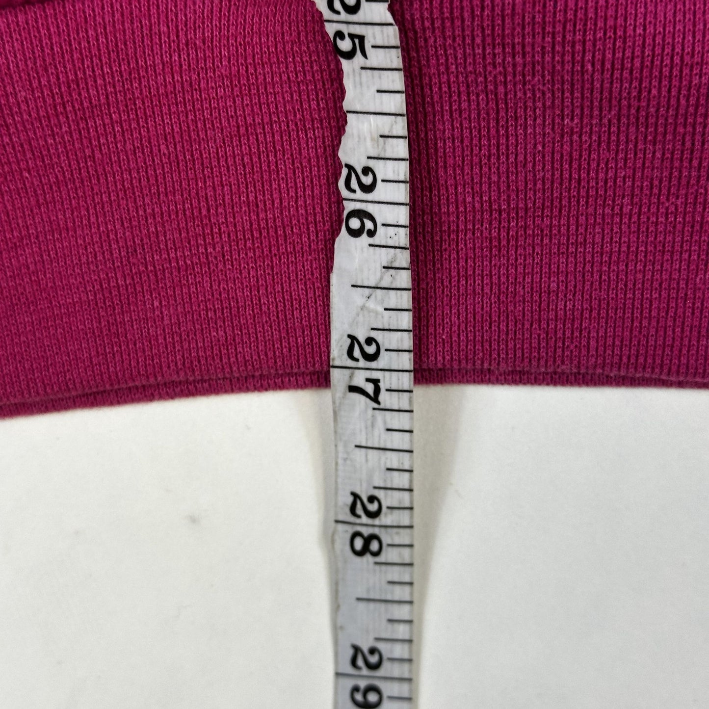 Gap Vintage Magenta Fleece Pullover Sweatshirt With Snap Closure & High Collar Mens M