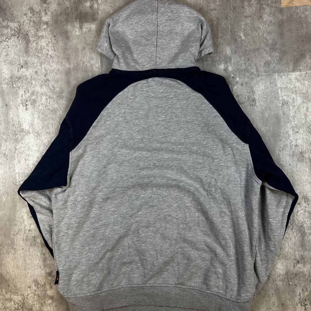 Nike Team Penn State Hoodie L Gray & Navy Pullover Sweatshirt Made In Vietnam