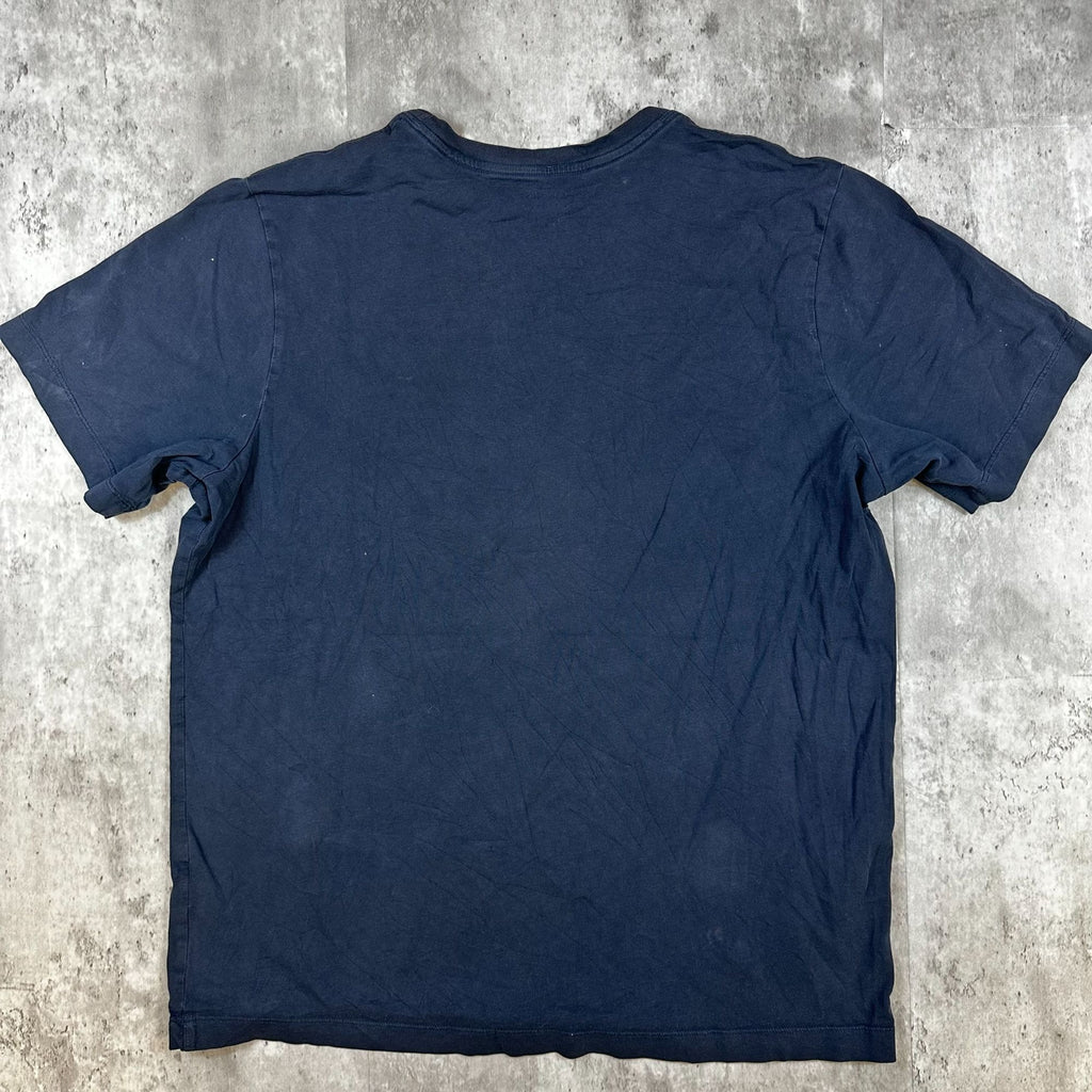 ArcTeryx Mens L/G Navy Blue Cotton Crewneck T-Shirt With Logo Graphic