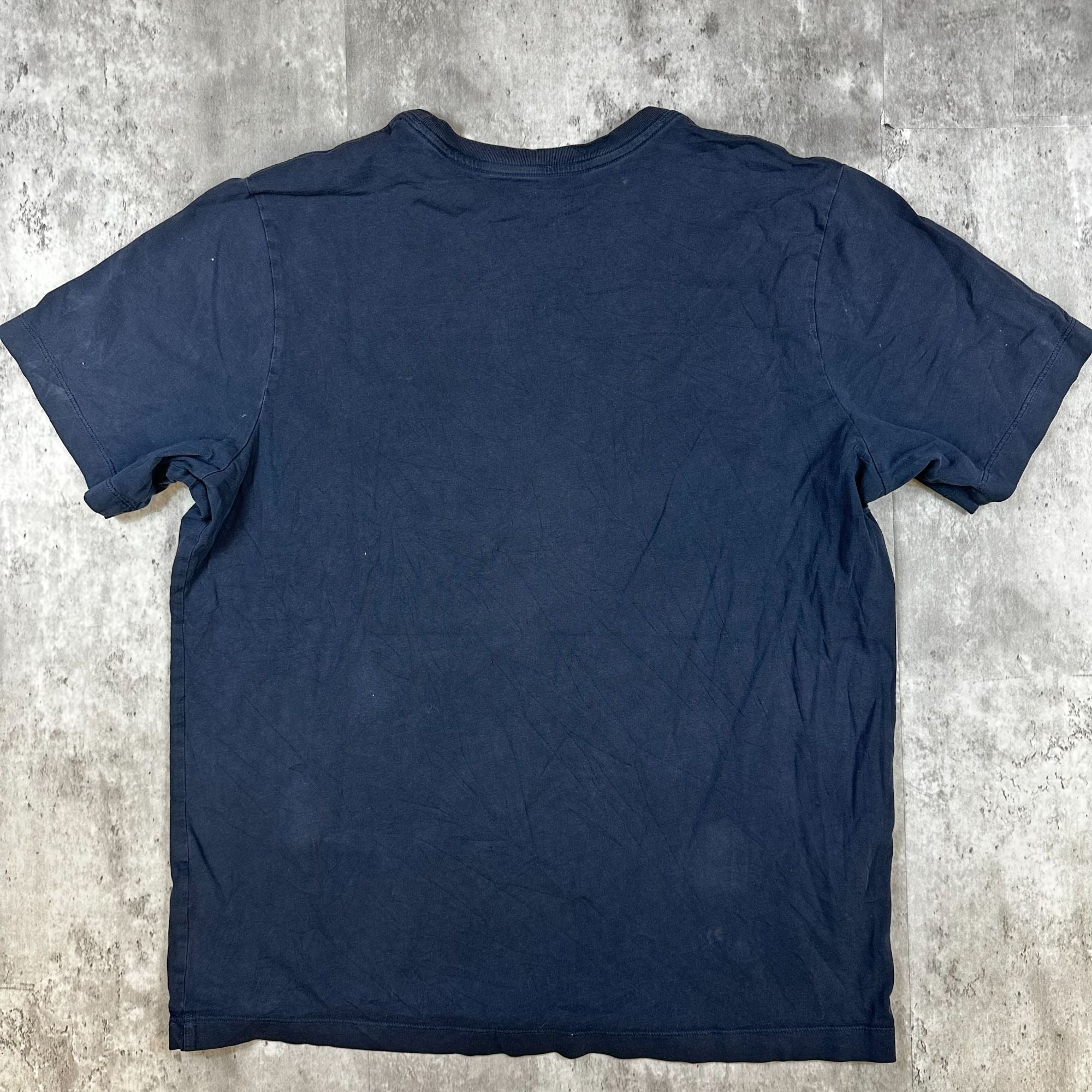 ArcTeryx Mens L/G Navy Blue Cotton Crewneck T-Shirt With Logo Graphic