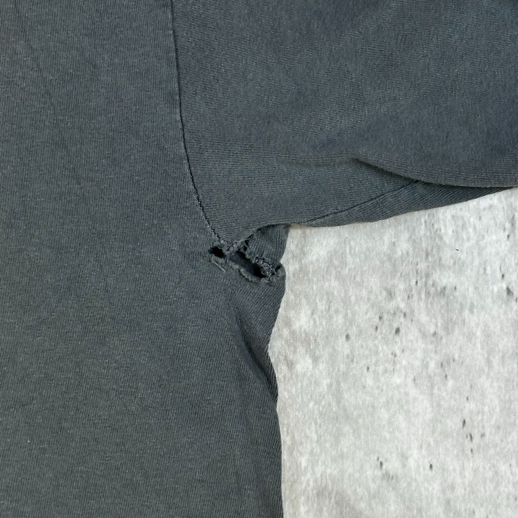 Ja Ink Gray Graphic T-Shirt With Crown & Scroll Design Mens XL Cotton