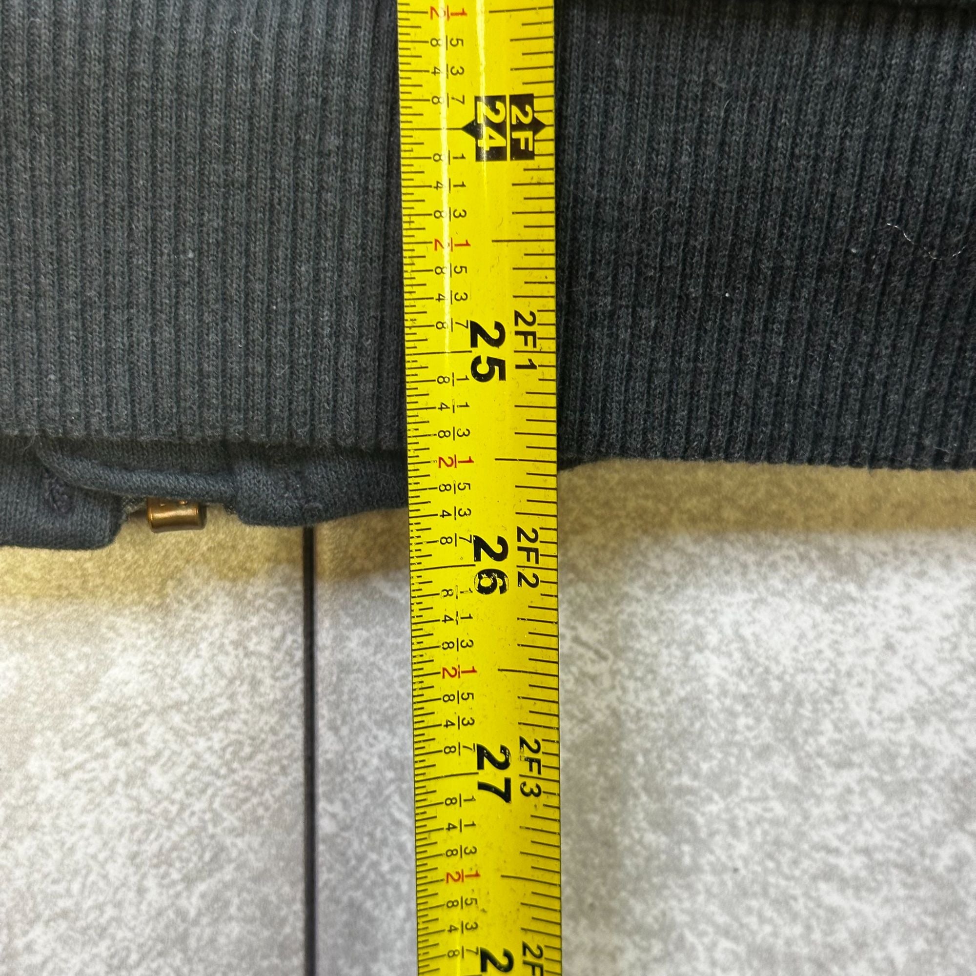 Carhartt Mens S Black Full-Zip Hoodie With Sherpa Lining Made In Mexico