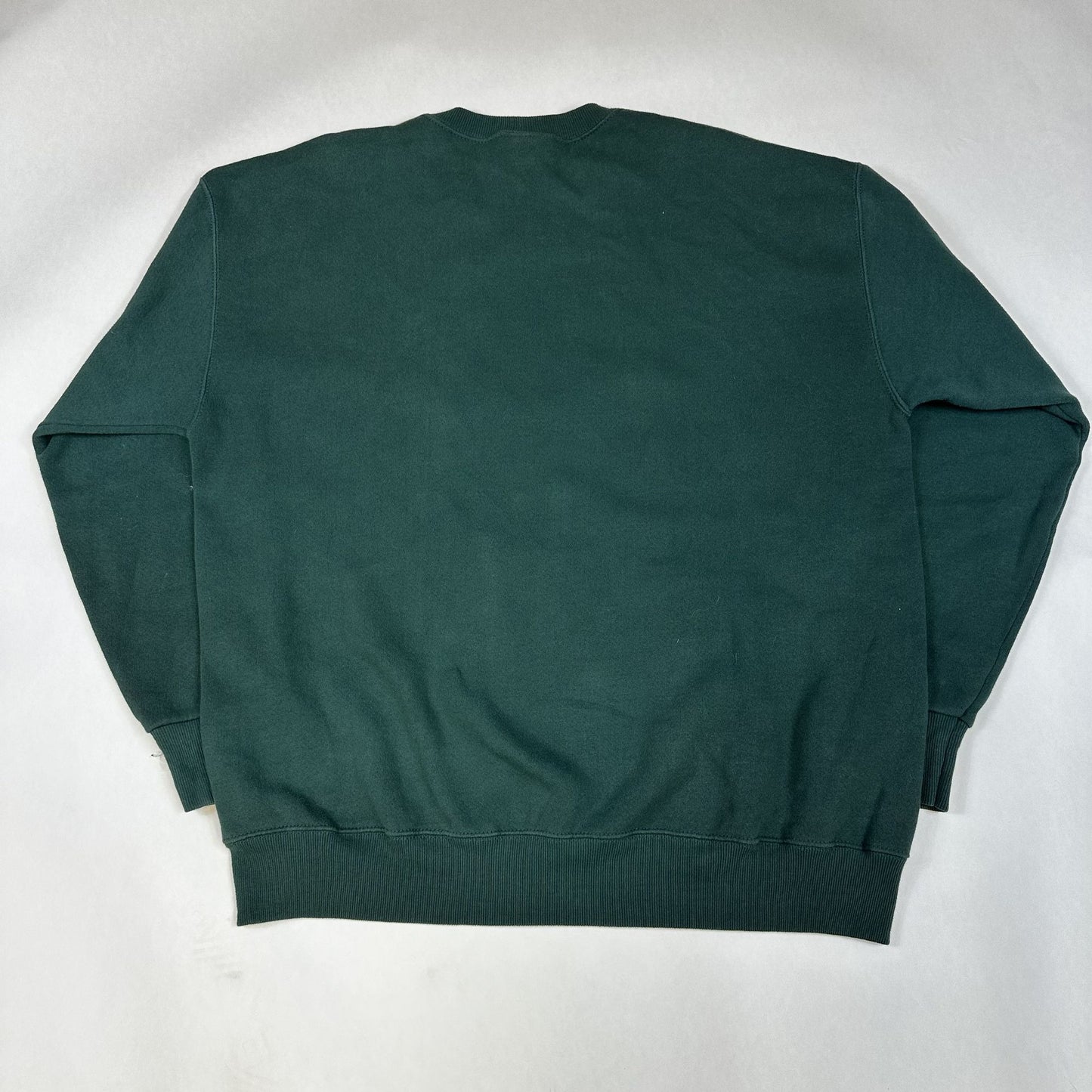 Vintage Jansport Baylor University Sweatshirt XL Green Made In USA Cotton Blend