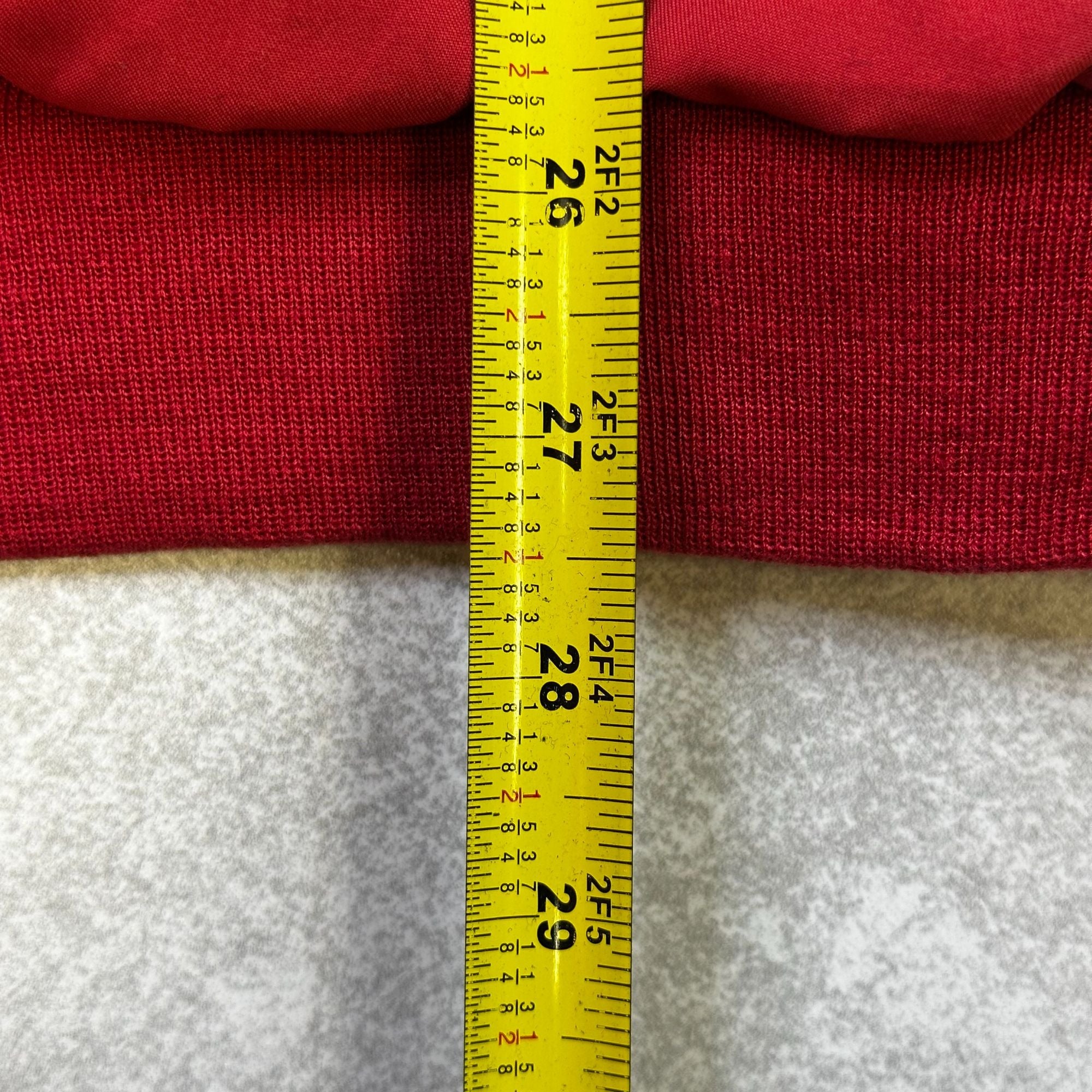 Vintage Russell Athletic Alabama Crewneck Sweatshirt Red & Gray Stripes XL Nylon Blend