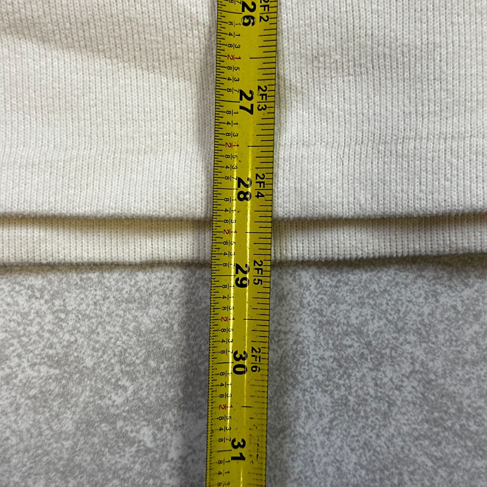 Polo Ralph Lauren Mens XL Cream Half-Zip Cotton Sweater With Embroidered Logo