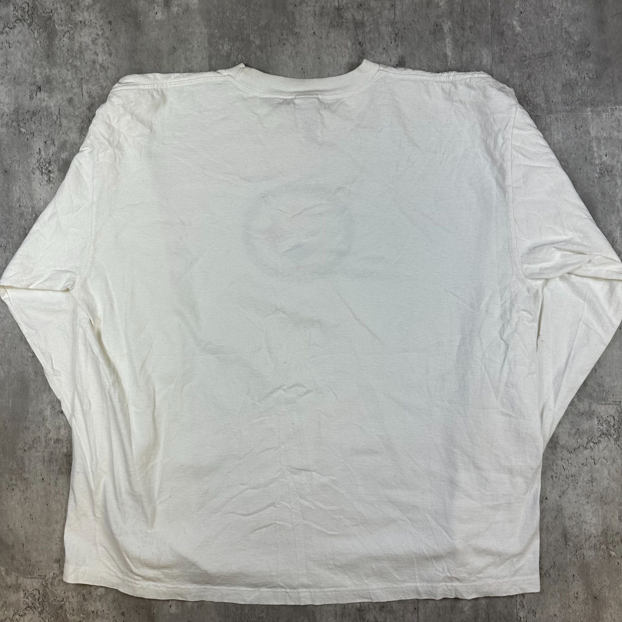 Vintage Reebok NFL Pittsburgh Steelers XL Long Sleeve Shirt White Cotton