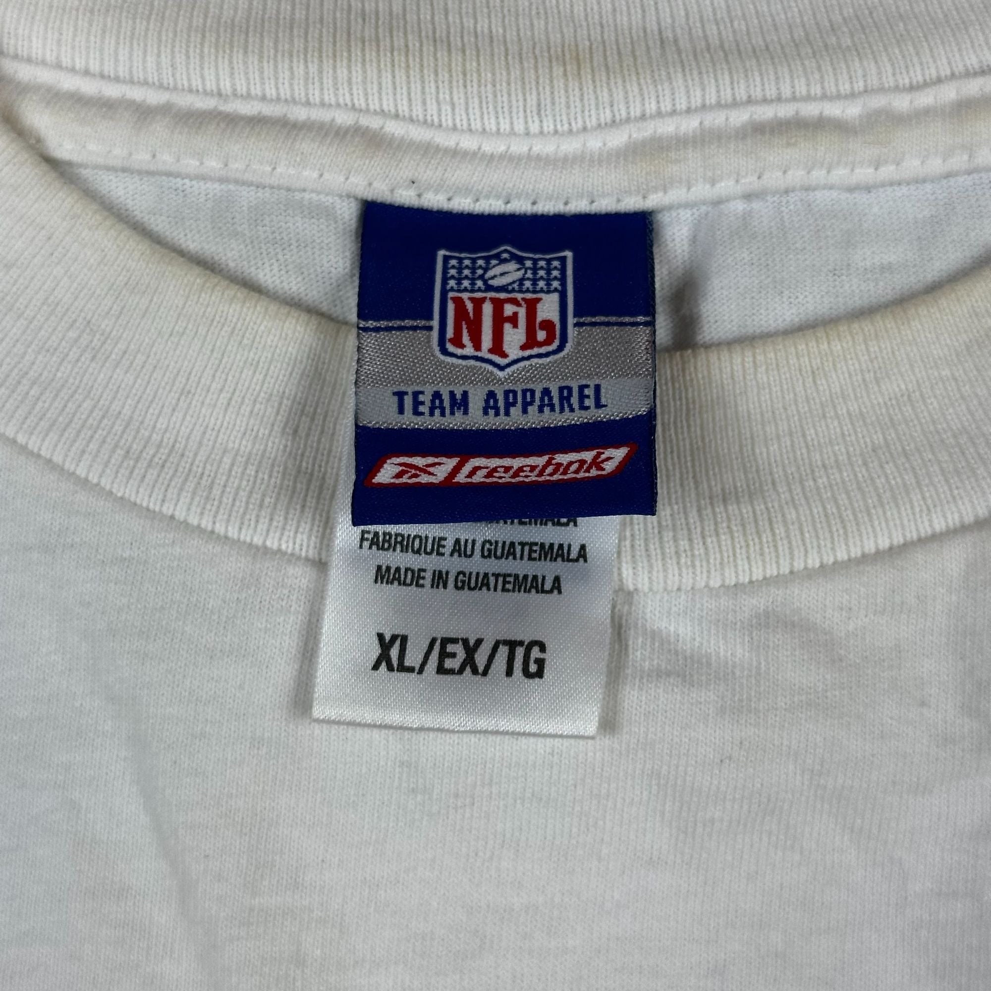 Vintage Reebok NFL Pittsburgh Steelers XL Long Sleeve Shirt White Cotton