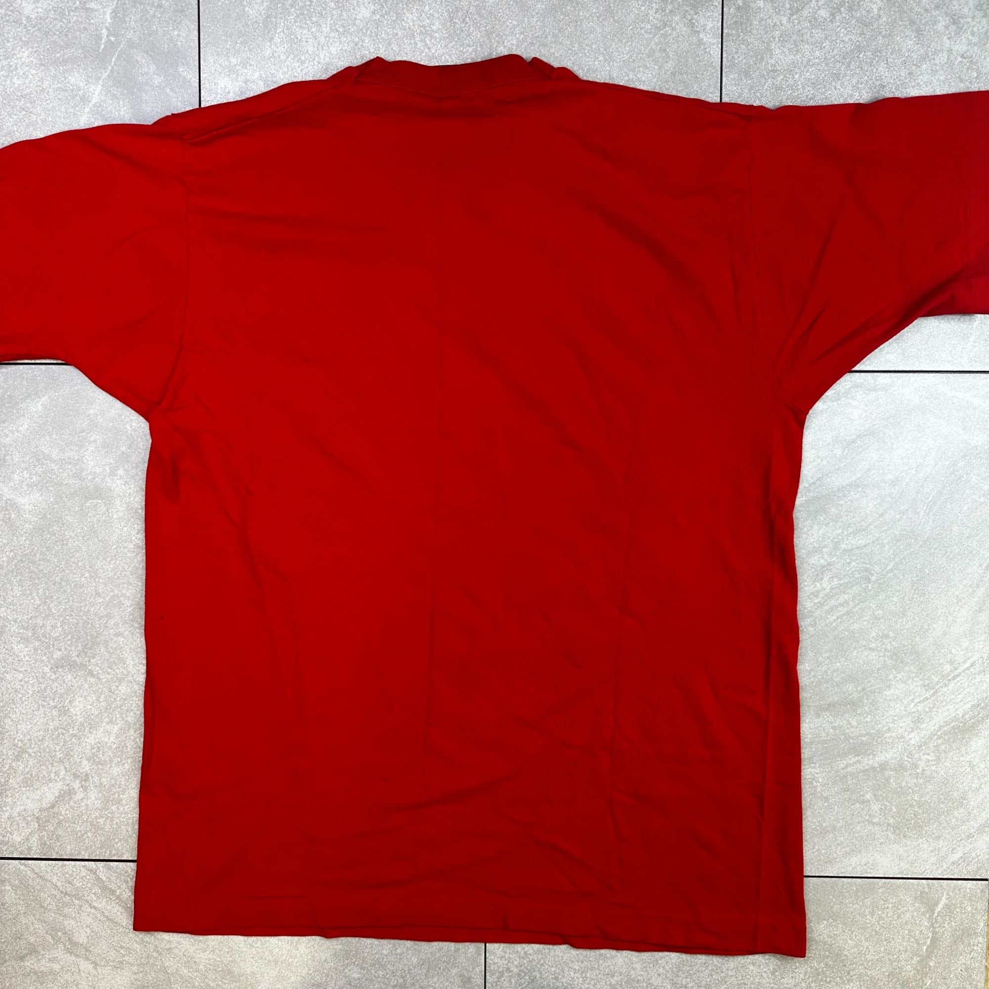 Vintage Mickeys Yacht Club Red T-Shirt  Disney Jerry Leigh  L