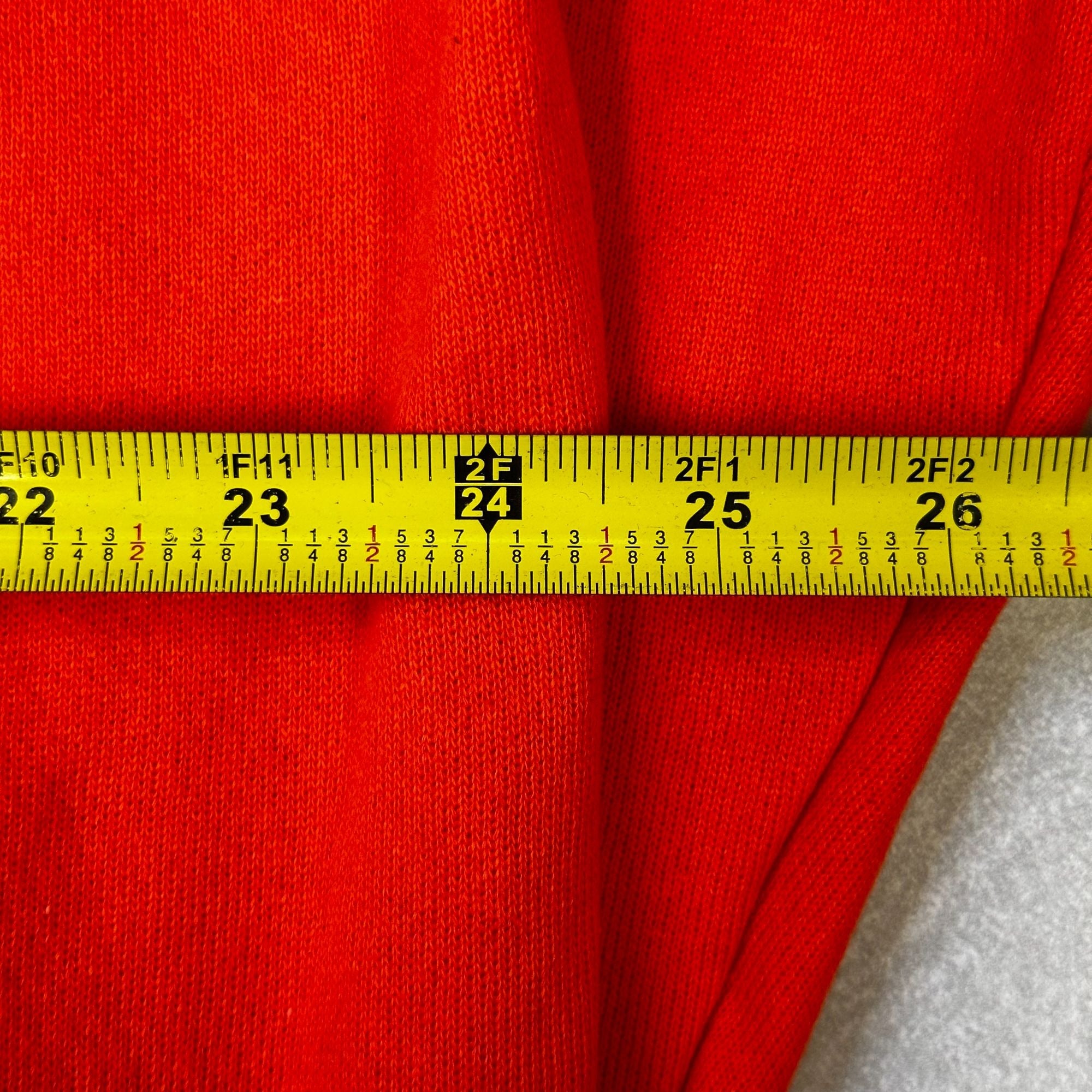 Vintage Miami Red Crewneck Sweatshirt XXL Tultex Made In USA Orange Raglan Sleeves College Sportswear 90s
