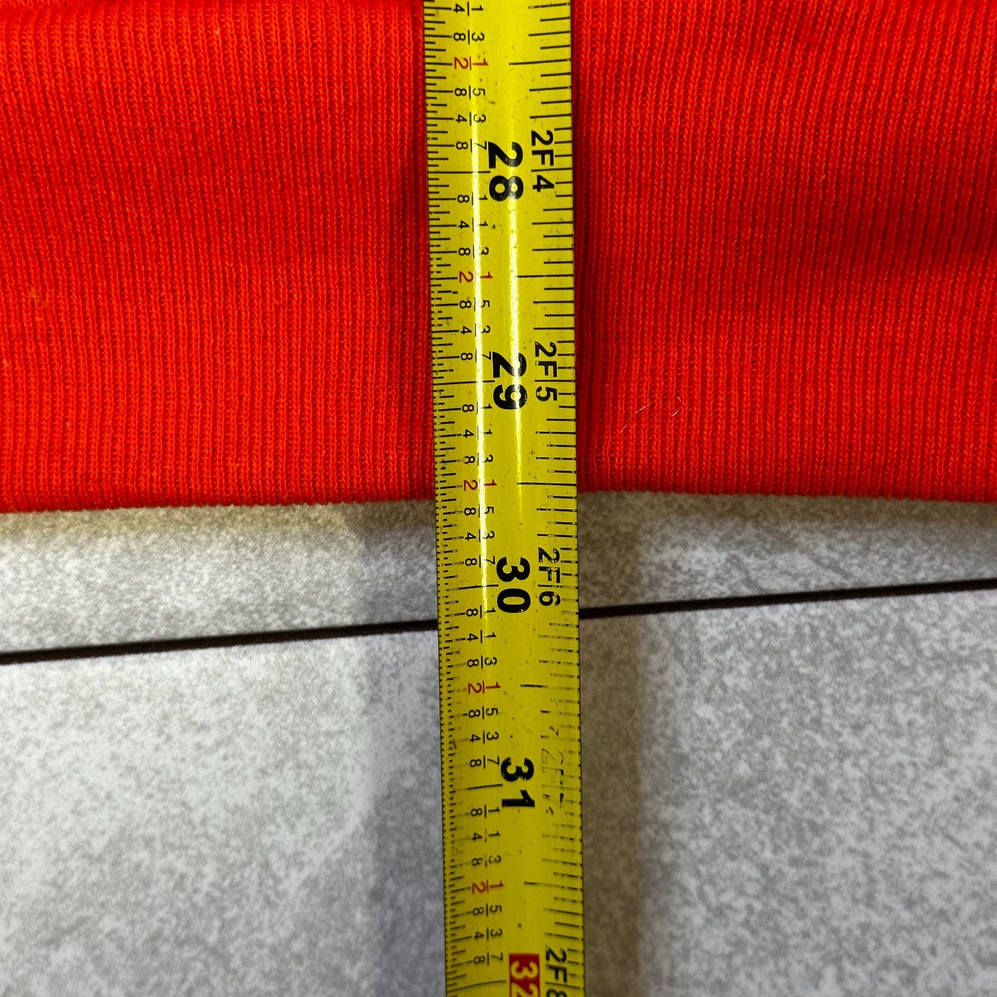 Vintage Miami Red Crewneck Sweatshirt XXL Tultex Made In USA Orange Raglan Sleeves College Sportswear 90s