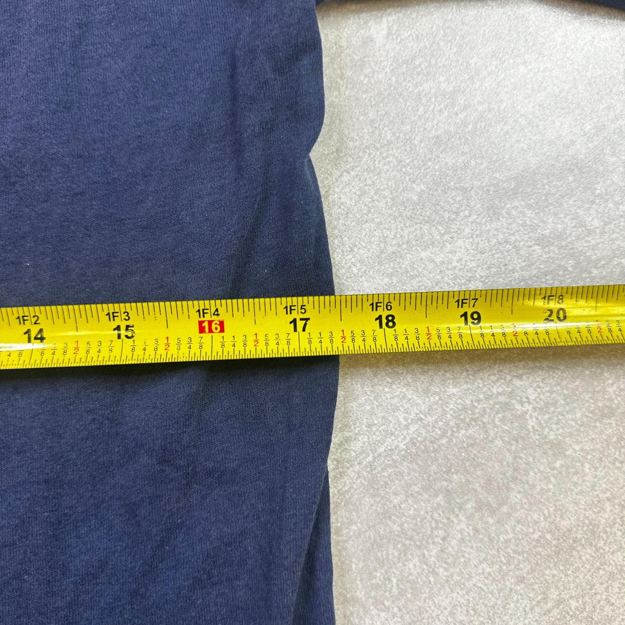 Vintage RP Sportswear George Strait Navy T-Shirt Made In USA 50/50 Cotton Polyester Mens L With Distressing