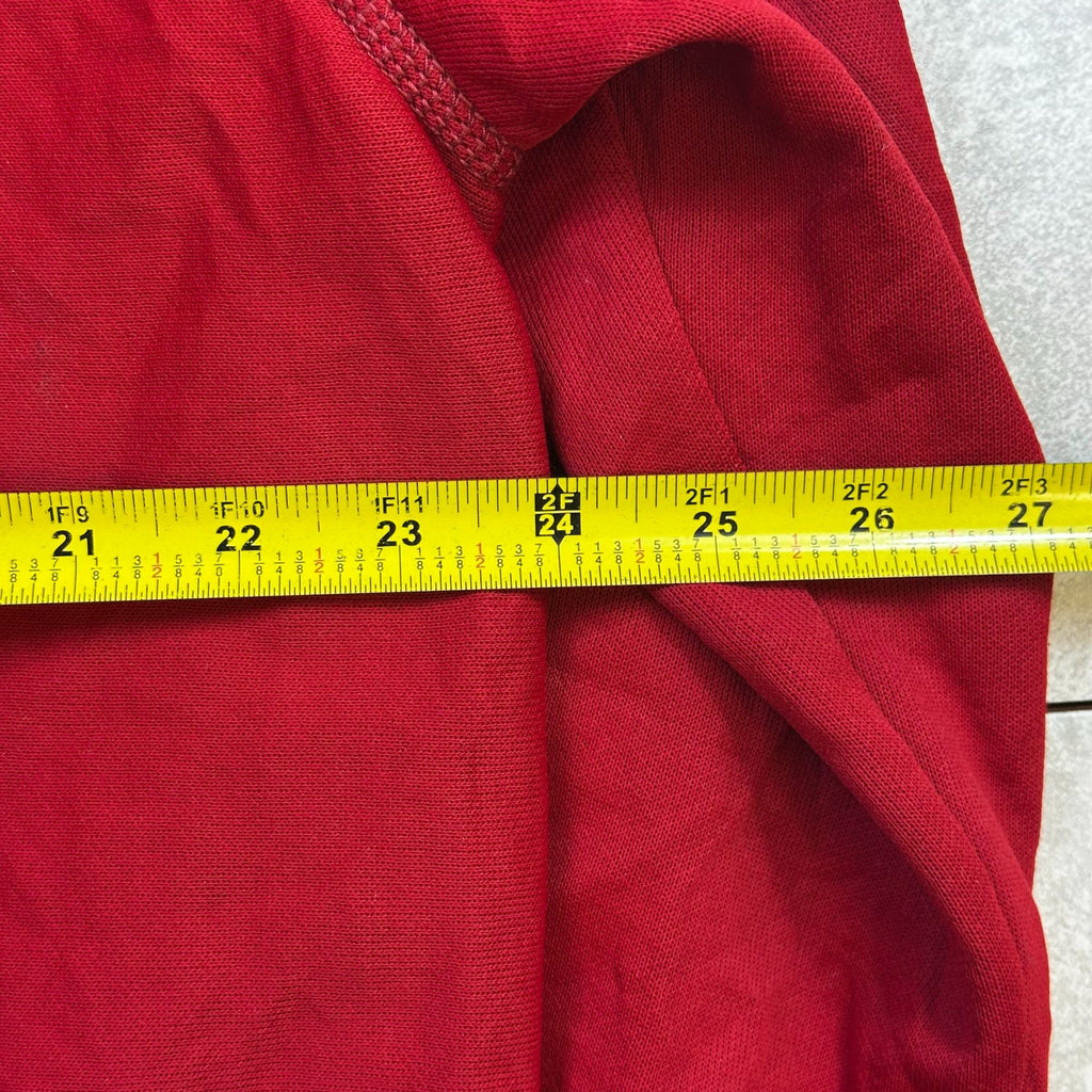 American Eagle Outfitters Vintage Fit Red Zip-Up Jacket XXL Cotton Blend Mens Casual Outerwear