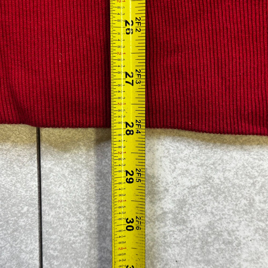 American Eagle Outfitters Vintage Fit Red Zip-Up Jacket XXL Cotton Blend Mens Casual Outerwear