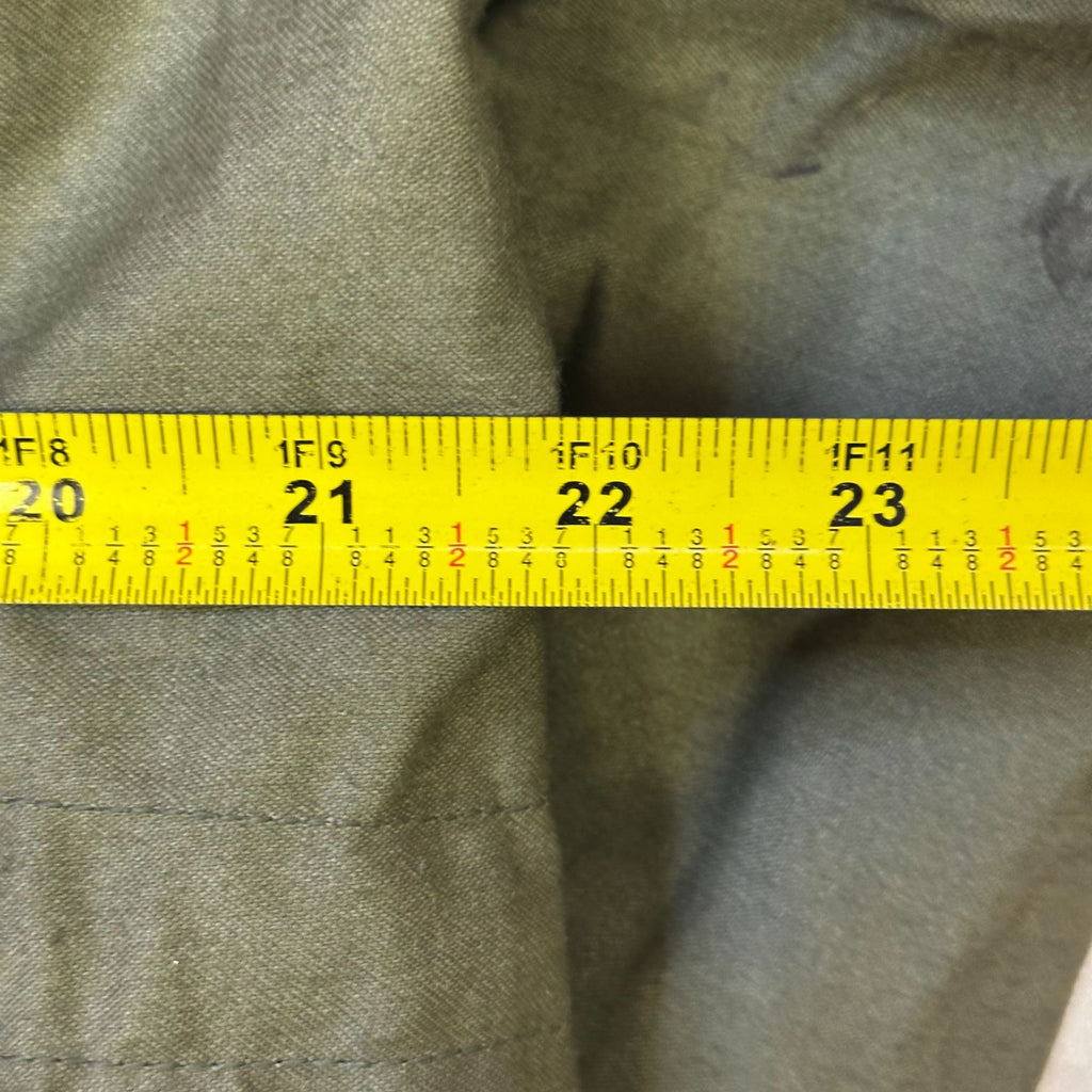 Vintage Military Cold Weather Field Coat Medium Regular Olive Green Cotton Blend
